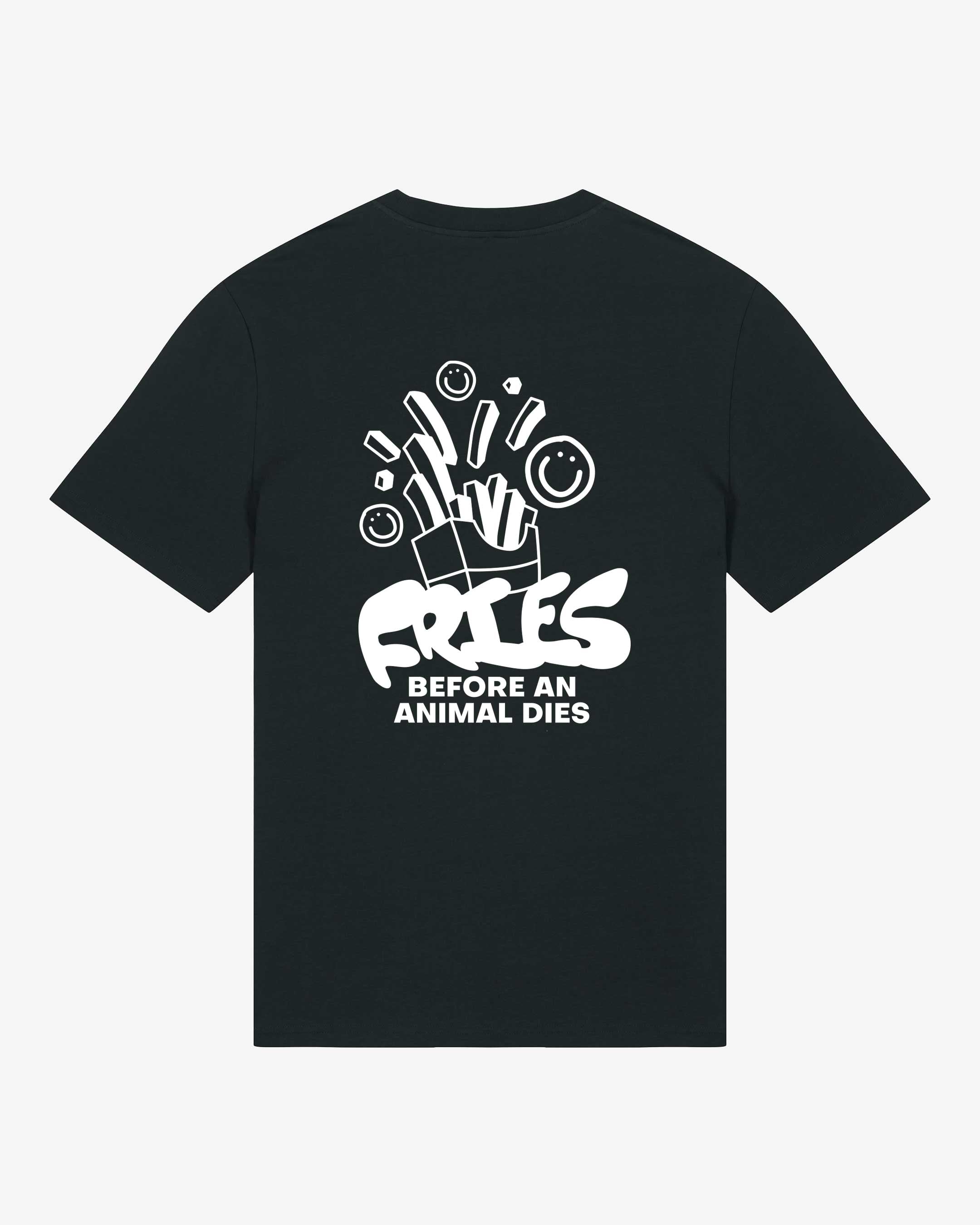 Fries Before Animal Dies Organic Shirt
