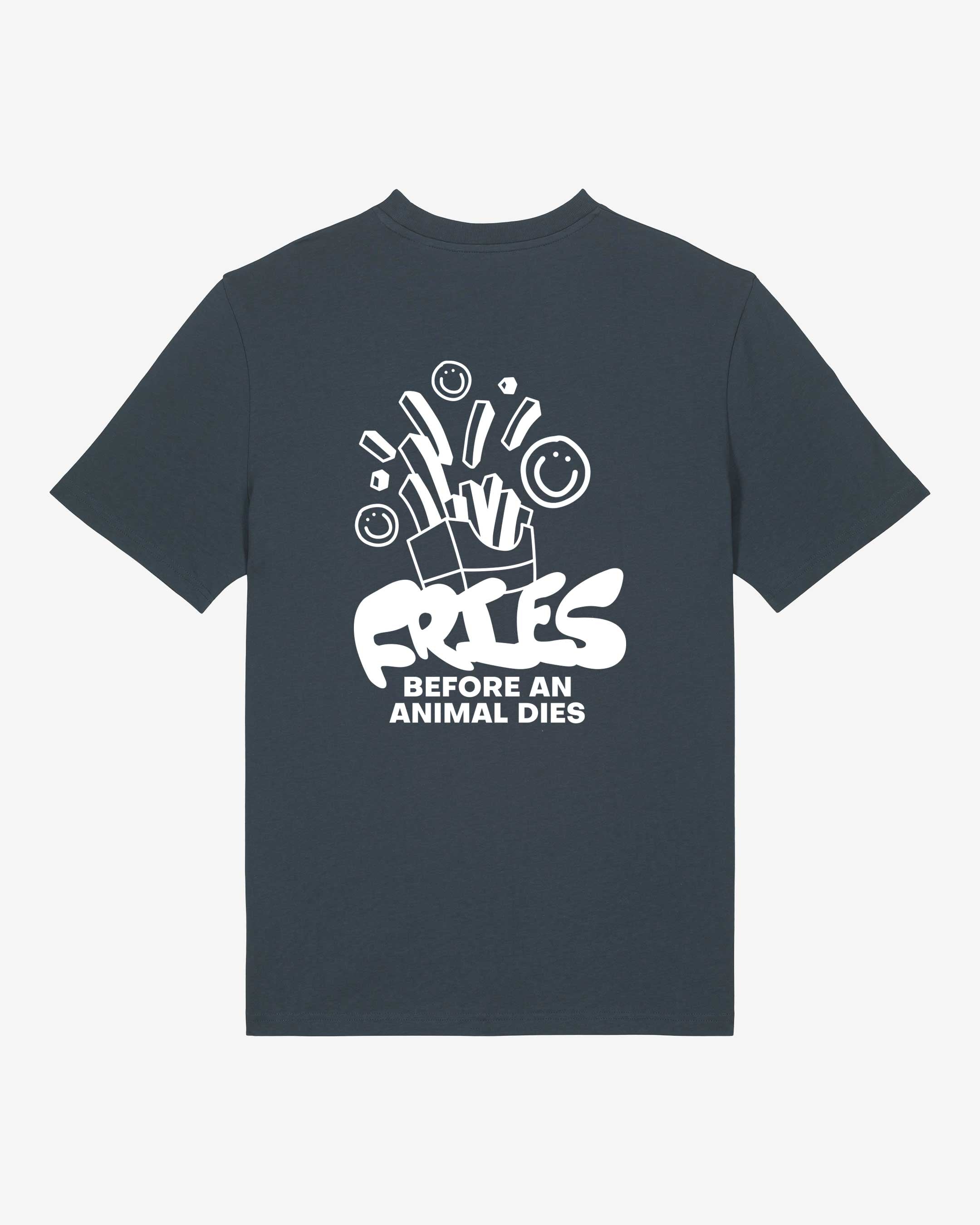 Fries Before Animal Dies Organic Shirt
