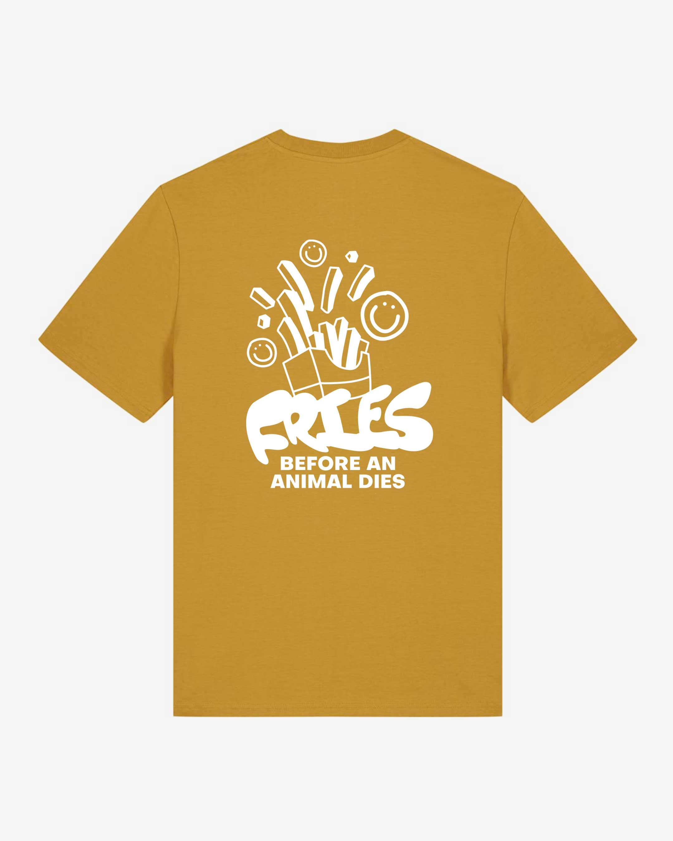 Fries Before Animal Dies Organic Shirt