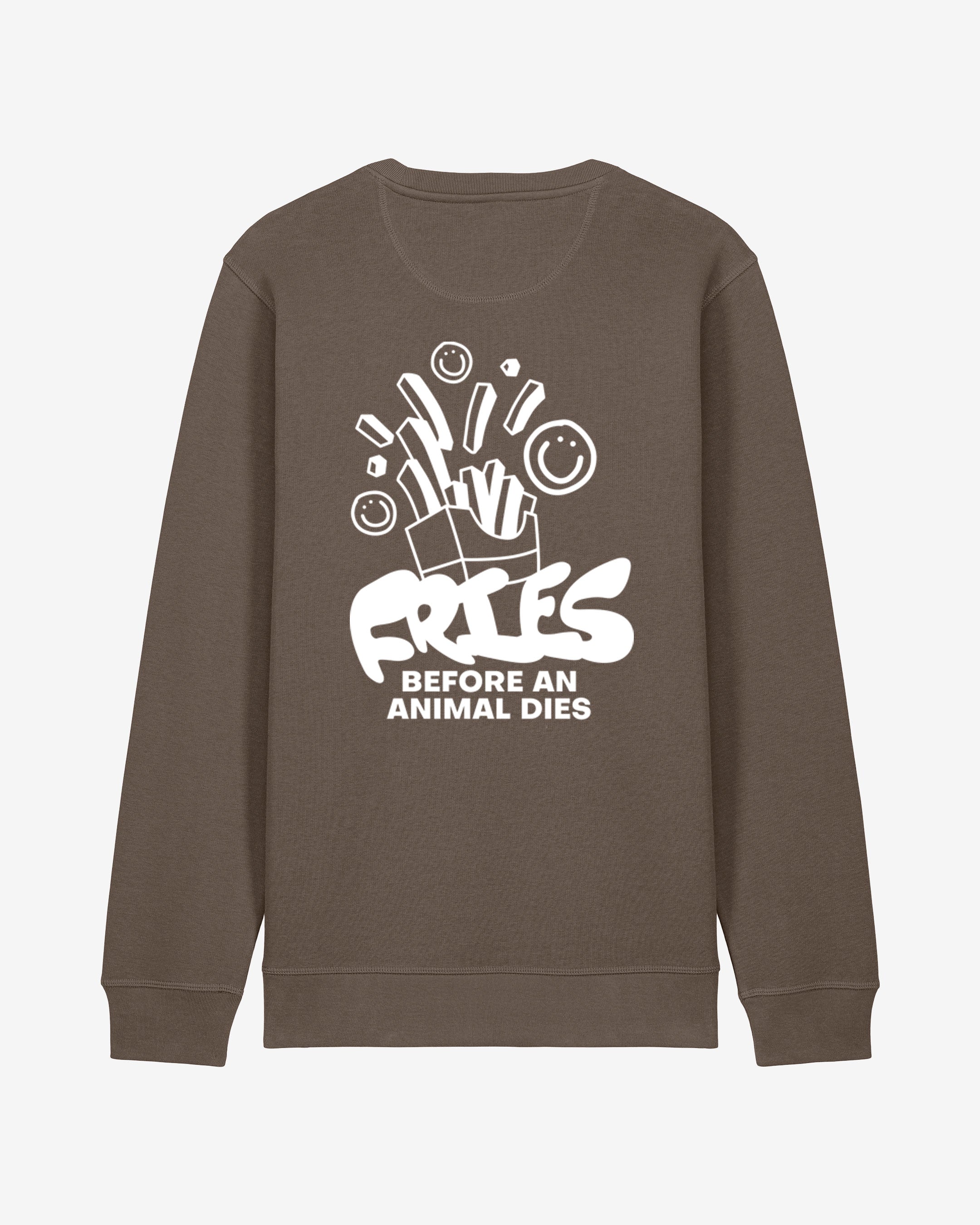 Fries Before An Animals Dies Organic Sweatshirt