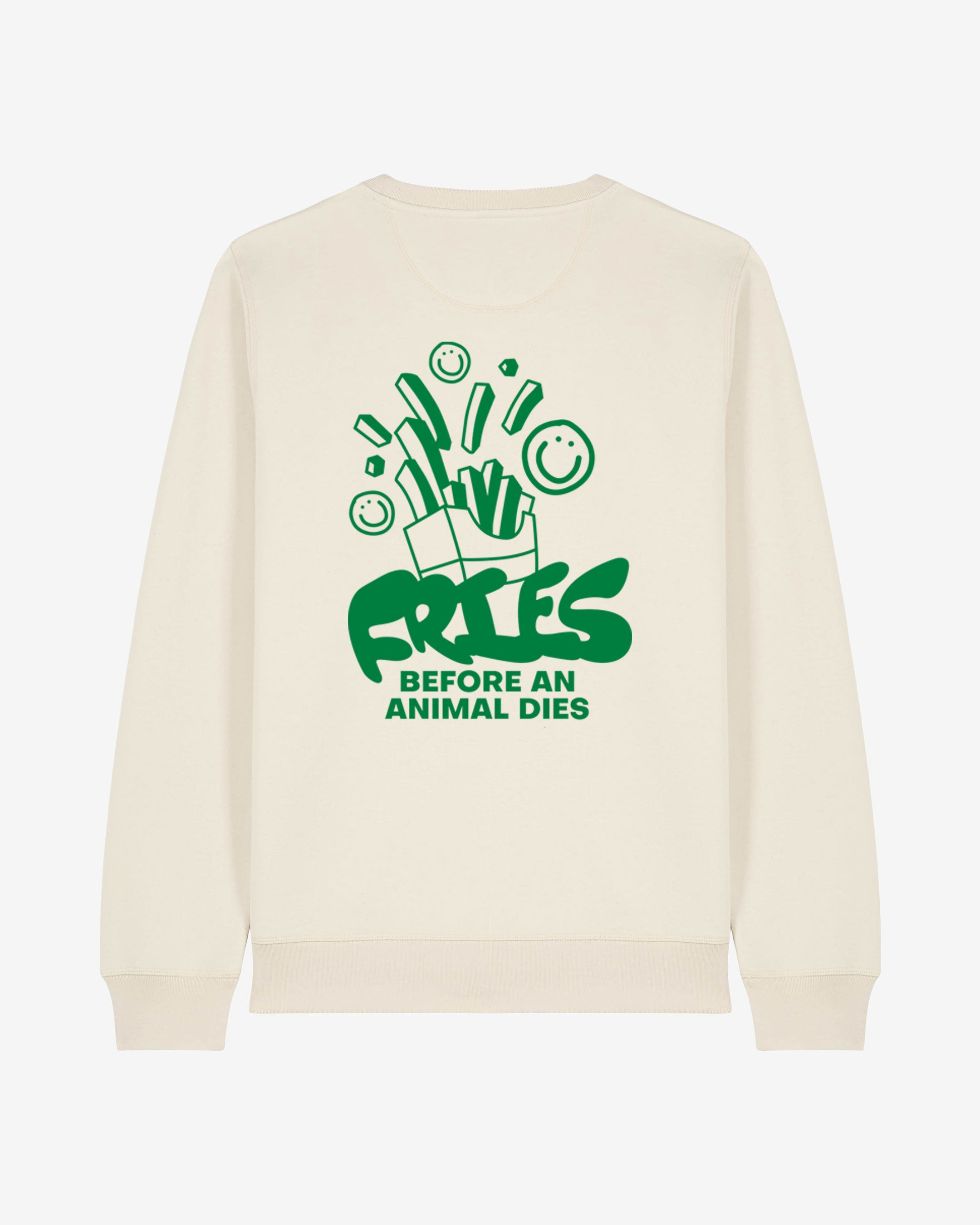 Fries Before An Animals Dies Organic Sweatshirt