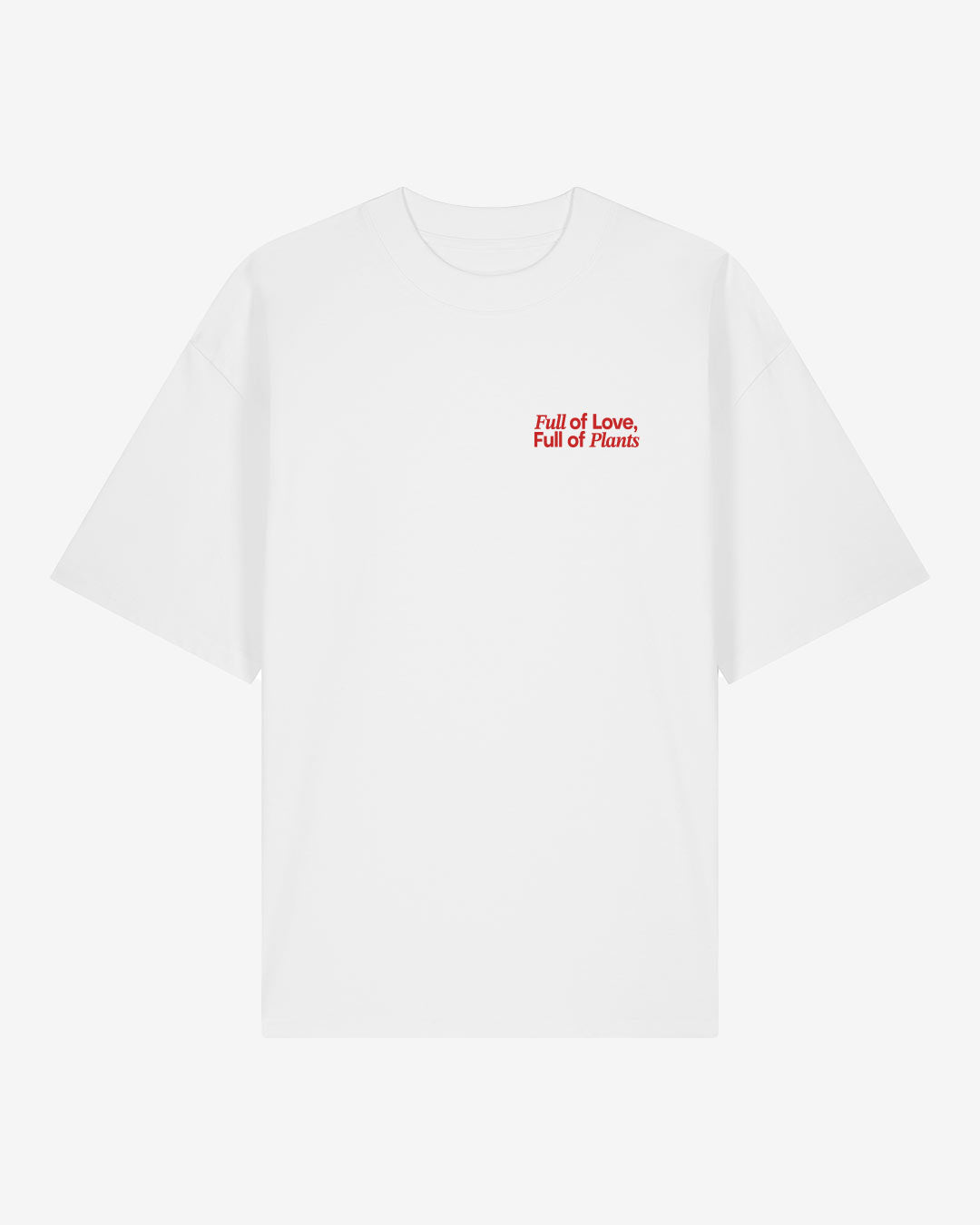 Full Of Love Oversized Organic Shirt