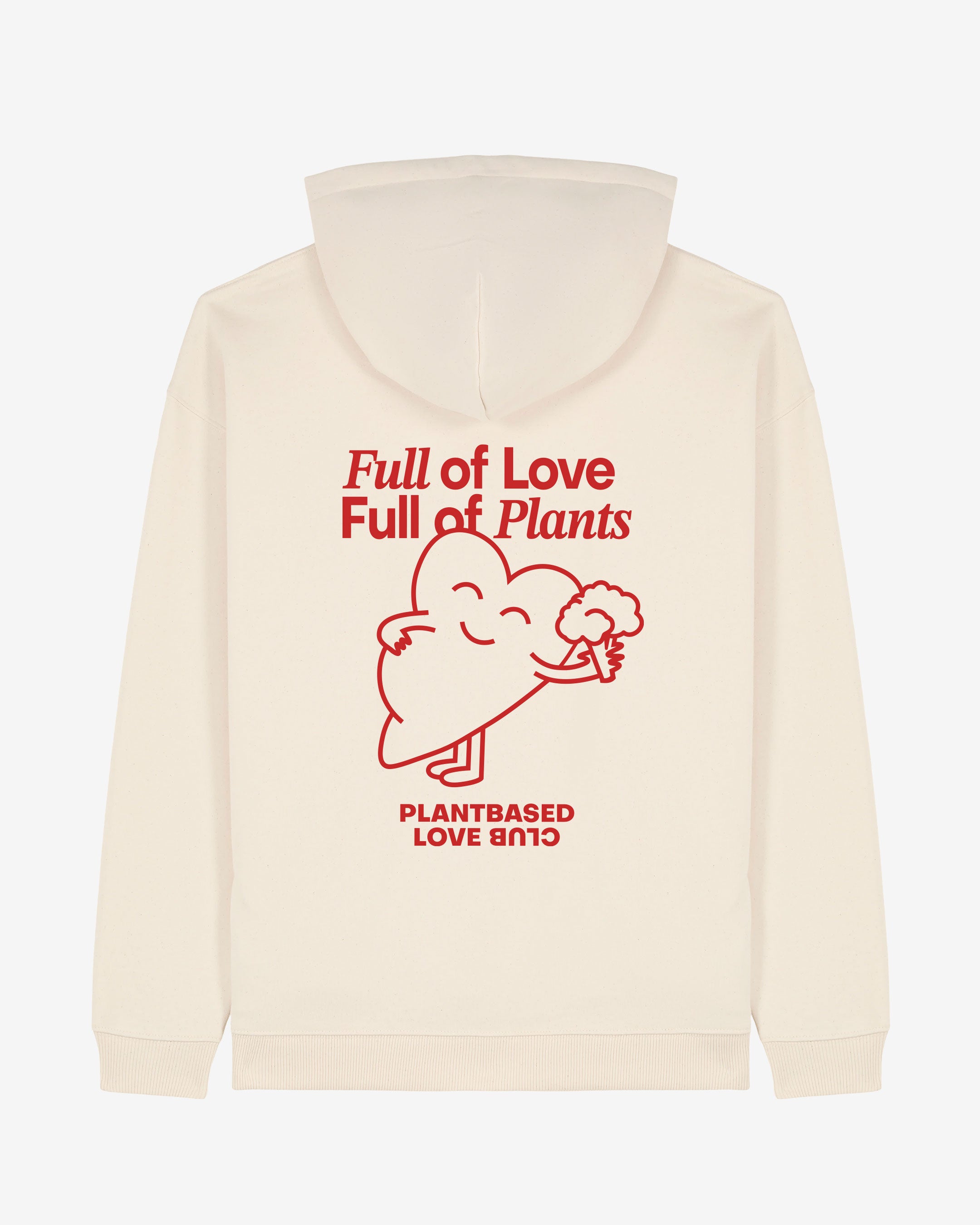 Full Of Love Oversized Organic Hoodie