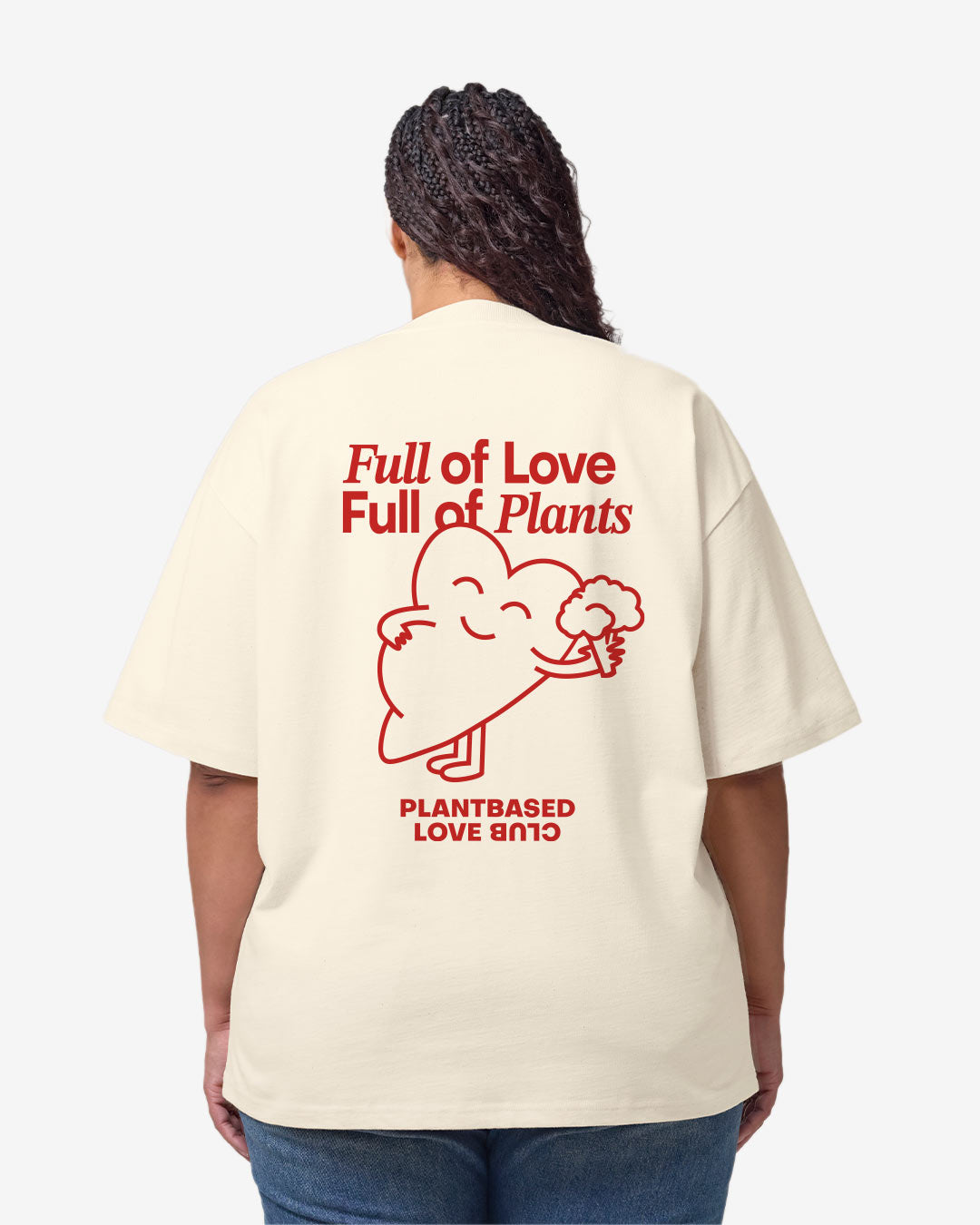 Full Of Love Oversized Organic Shirt