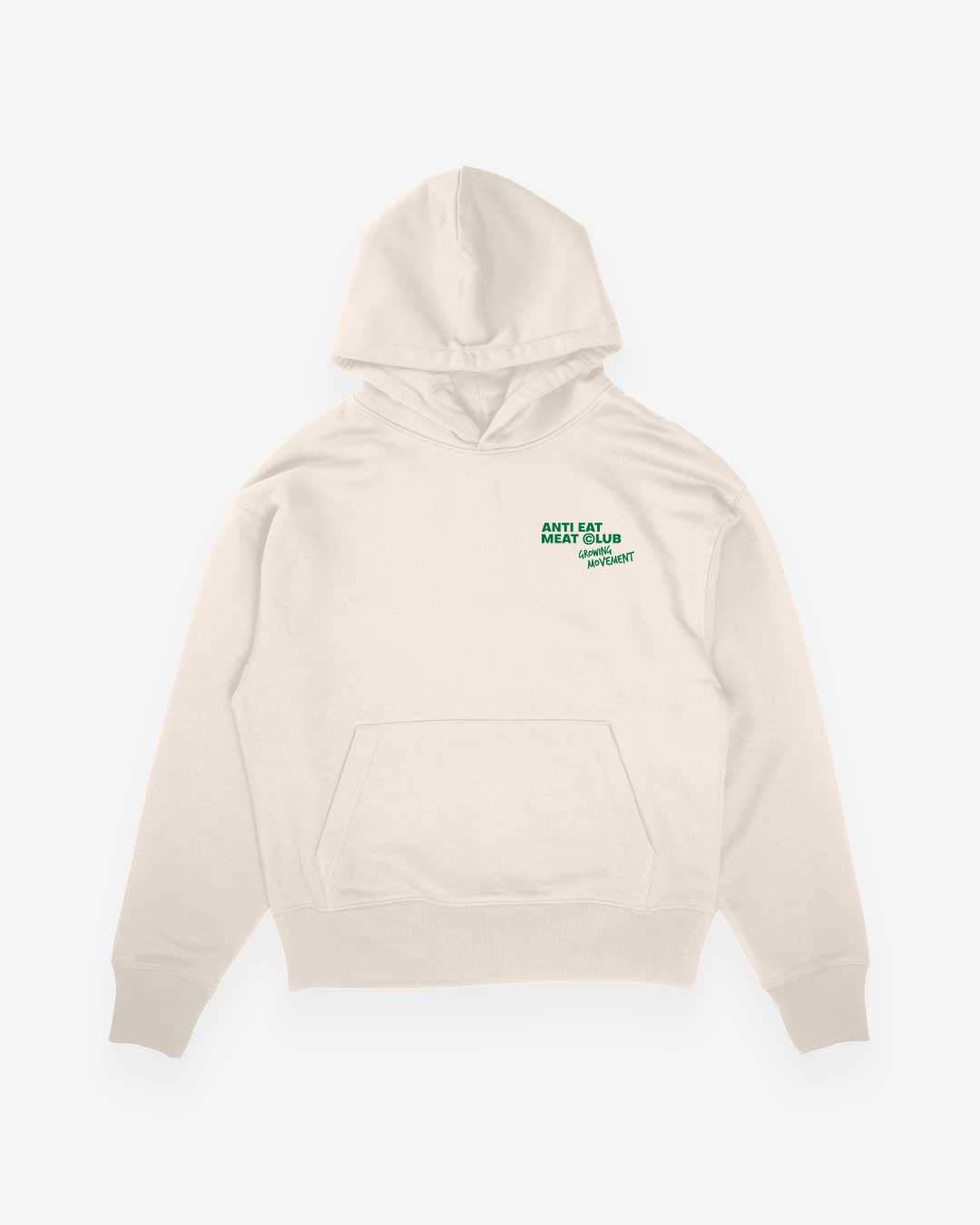Grow Plants Not Cruelty Oversized Organic Hoodie