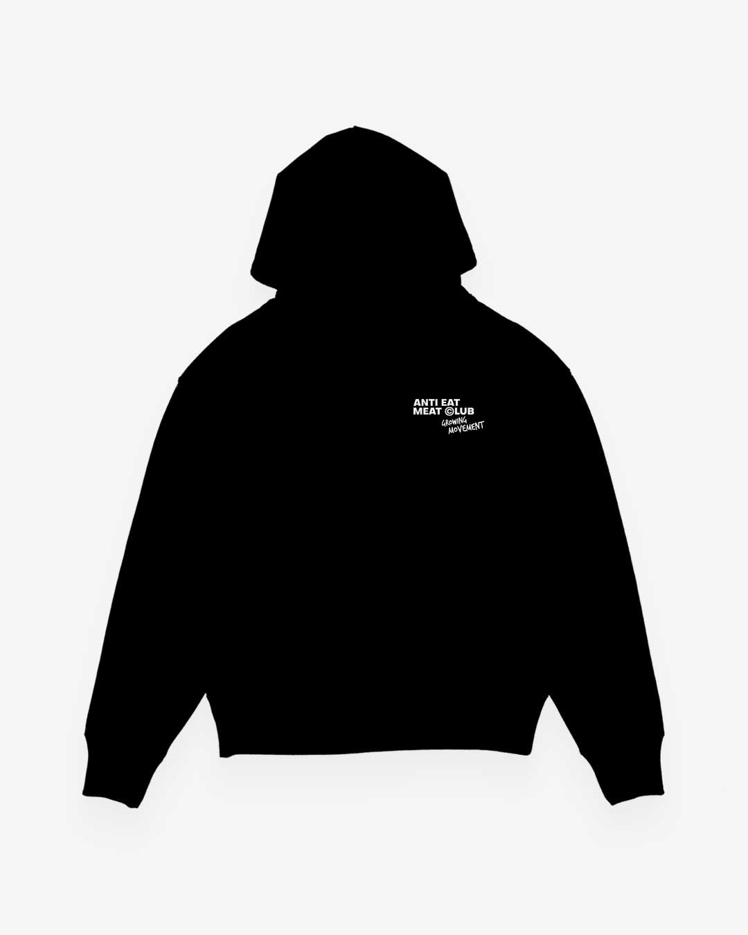 Grow Plants Not Cruelty Oversized Organic Hoodie