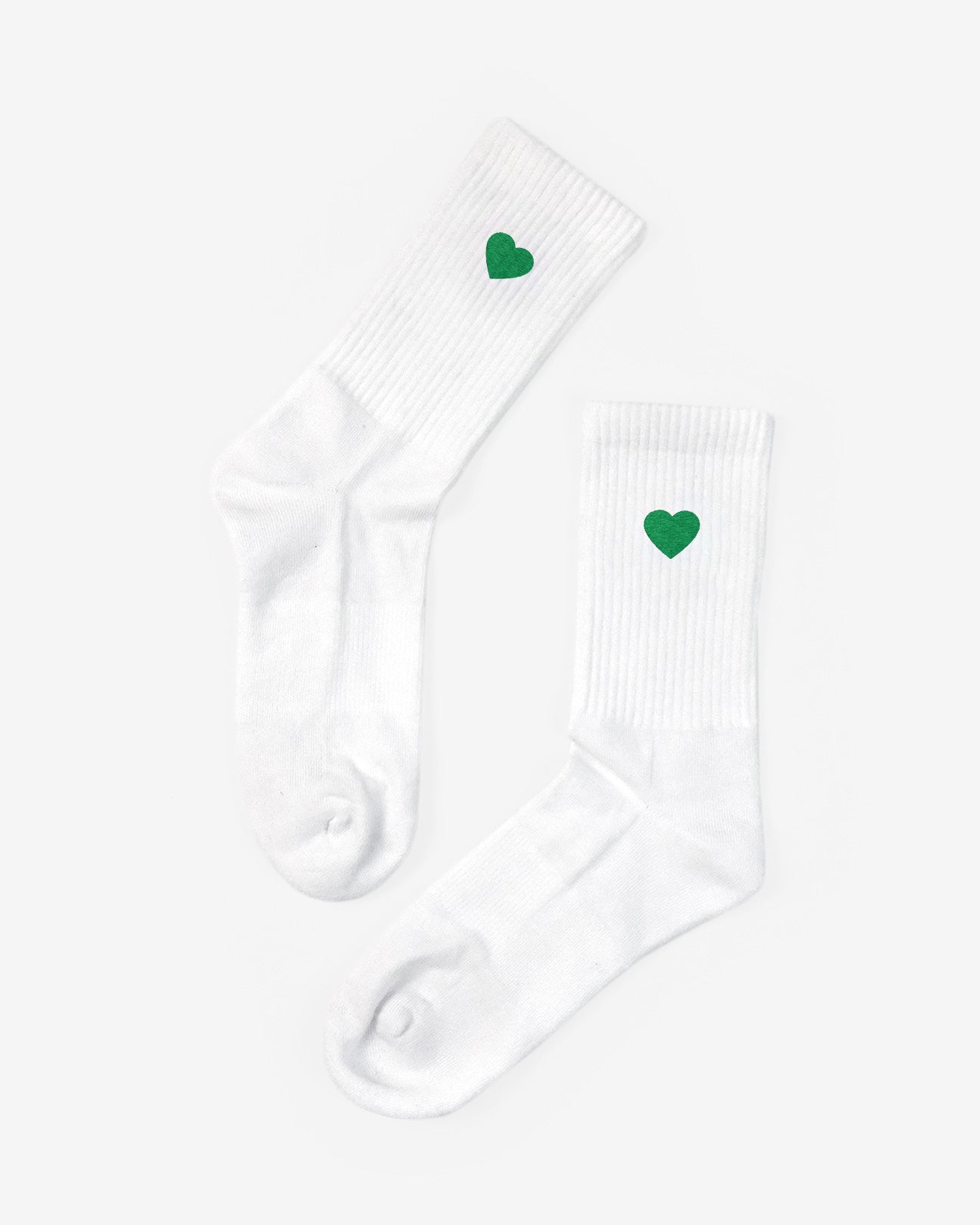Amore Herz bestickte Socken aus Bio-Baumwollmix