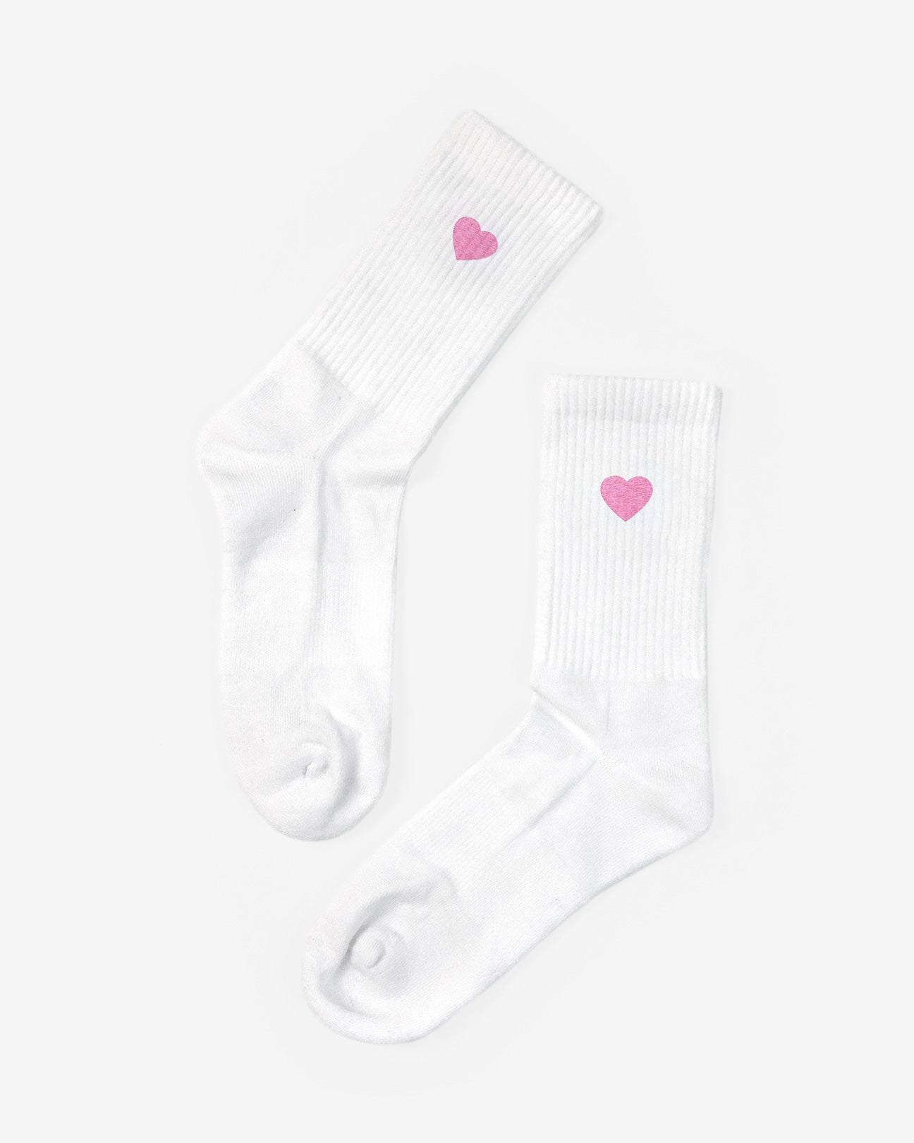 Amore Herz bestickte Socken aus Bio-Baumwollmix
