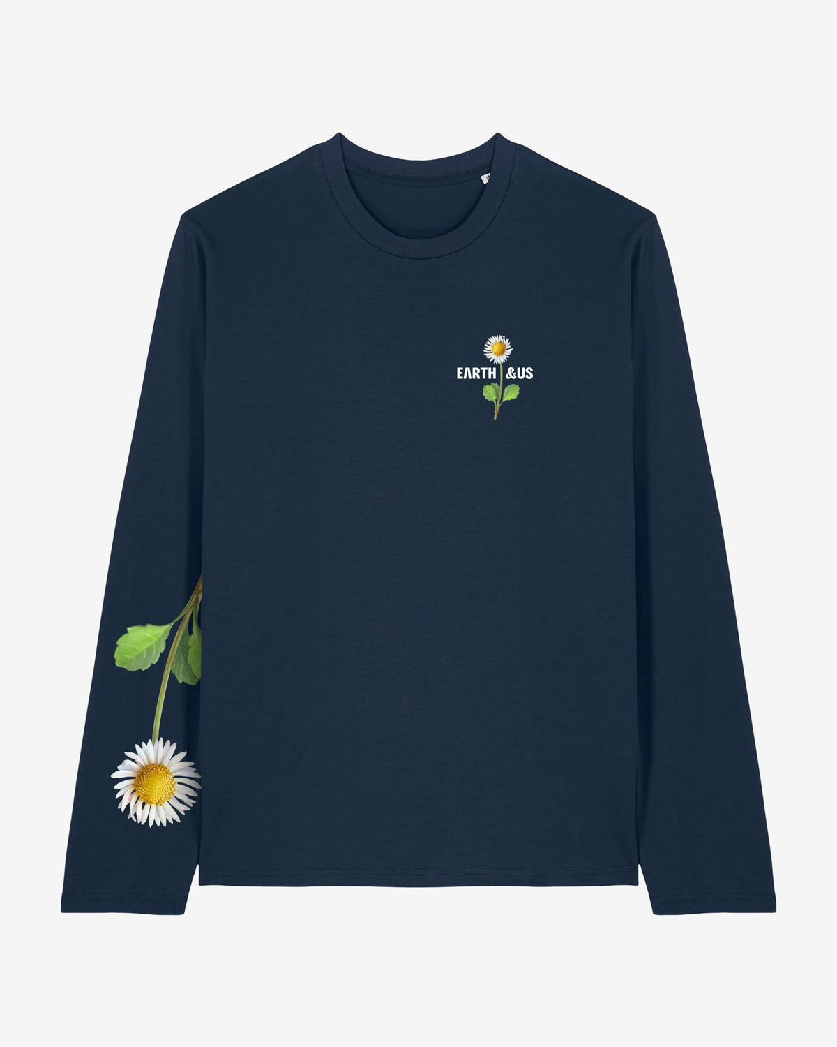 "Highland Daisy" Wiesen-Margerite Organic Longsleeve