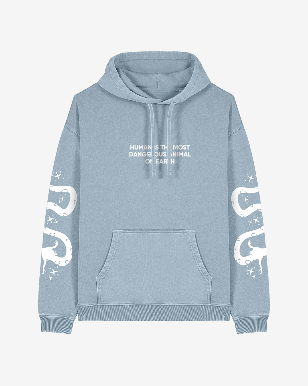 Human Animal Oversized Organic Hoodie