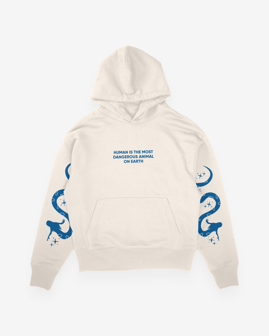 Human Animal Oversized Organic Hoodie