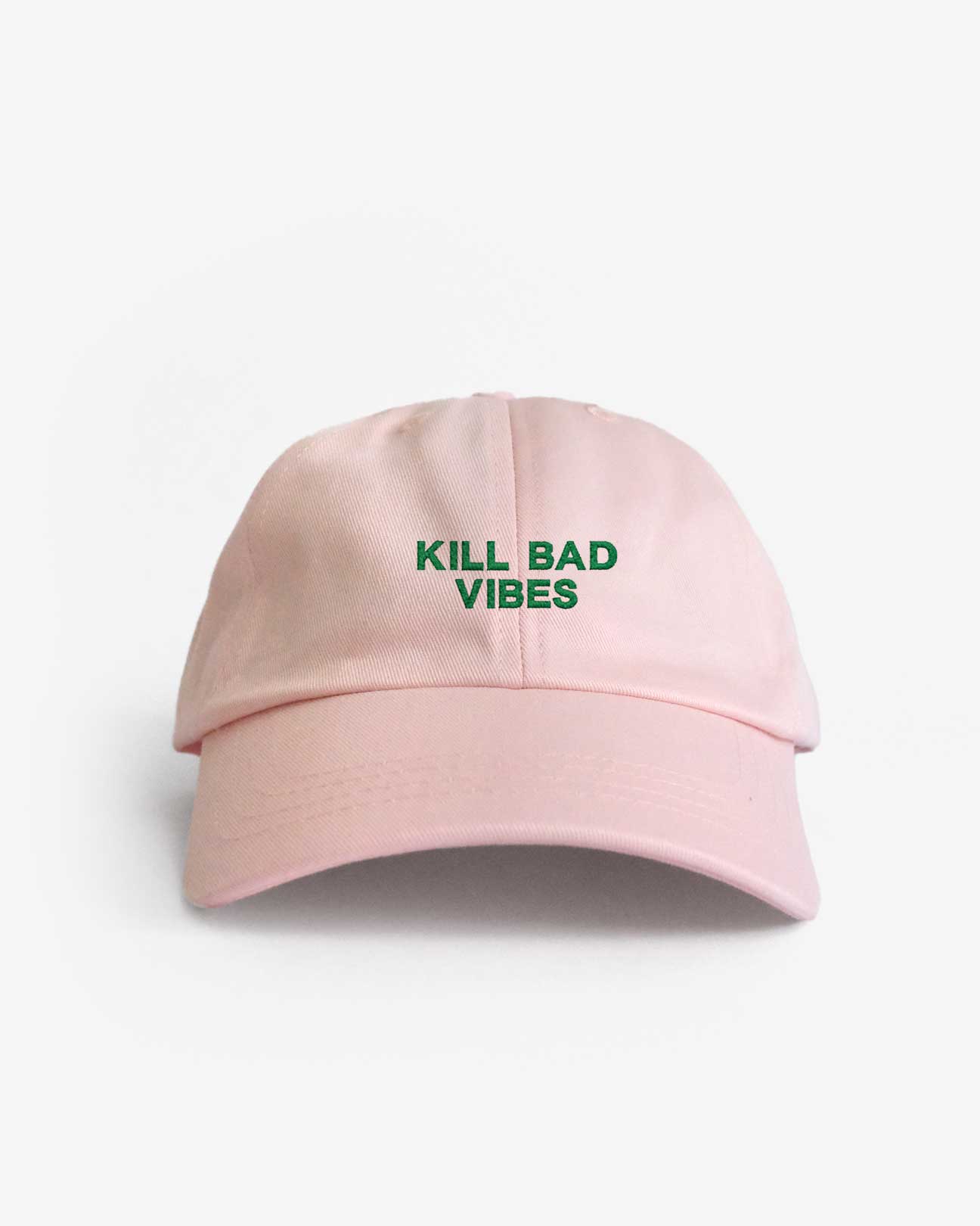 Kill Bad Vibes Not Animals Organic Dad Cap