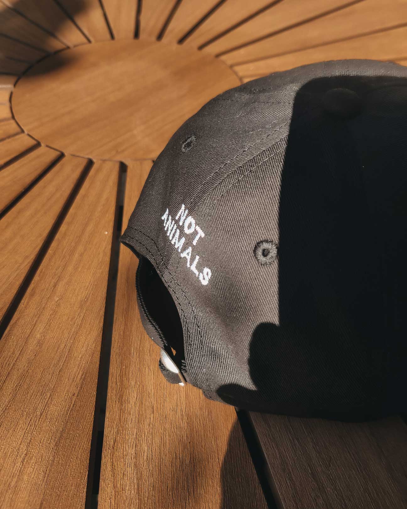 Kill Bad Vibes Not Animals Organic Dad Cap