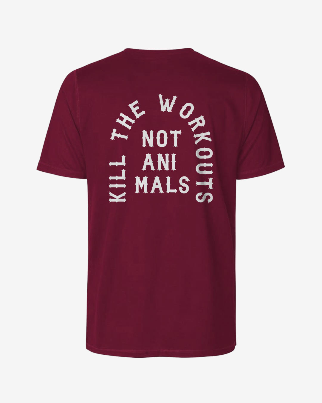Kill The Workouts Not Animals recyceltes Performance T-Shirt