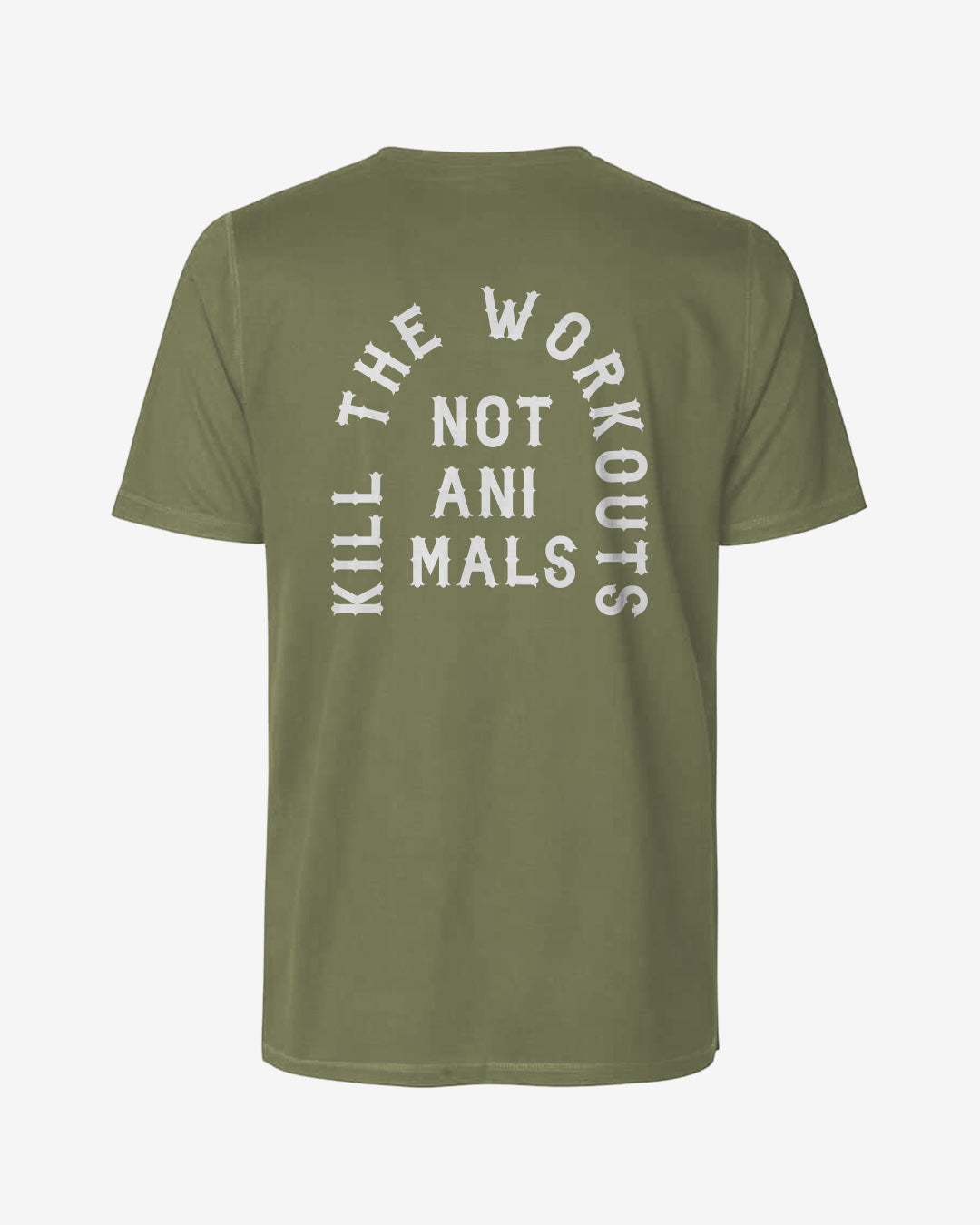Kill The Workouts Not Animals recyceltes Performance T-Shirt