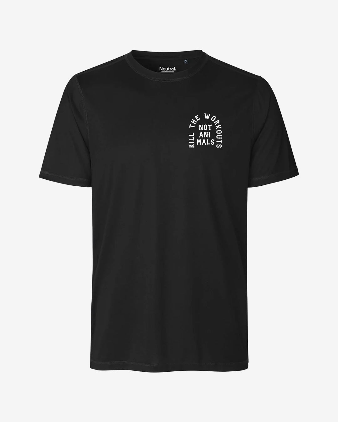 Kill The Workouts Not Animals recyceltes Performance T-Shirt