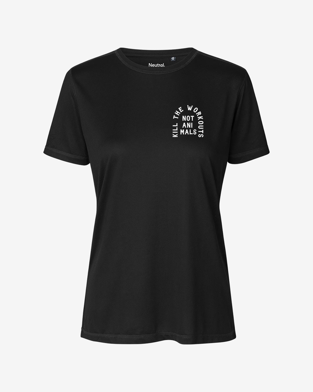 Kill The Workouts Not Animals recyceltes tailliertes Performance T-Shirt