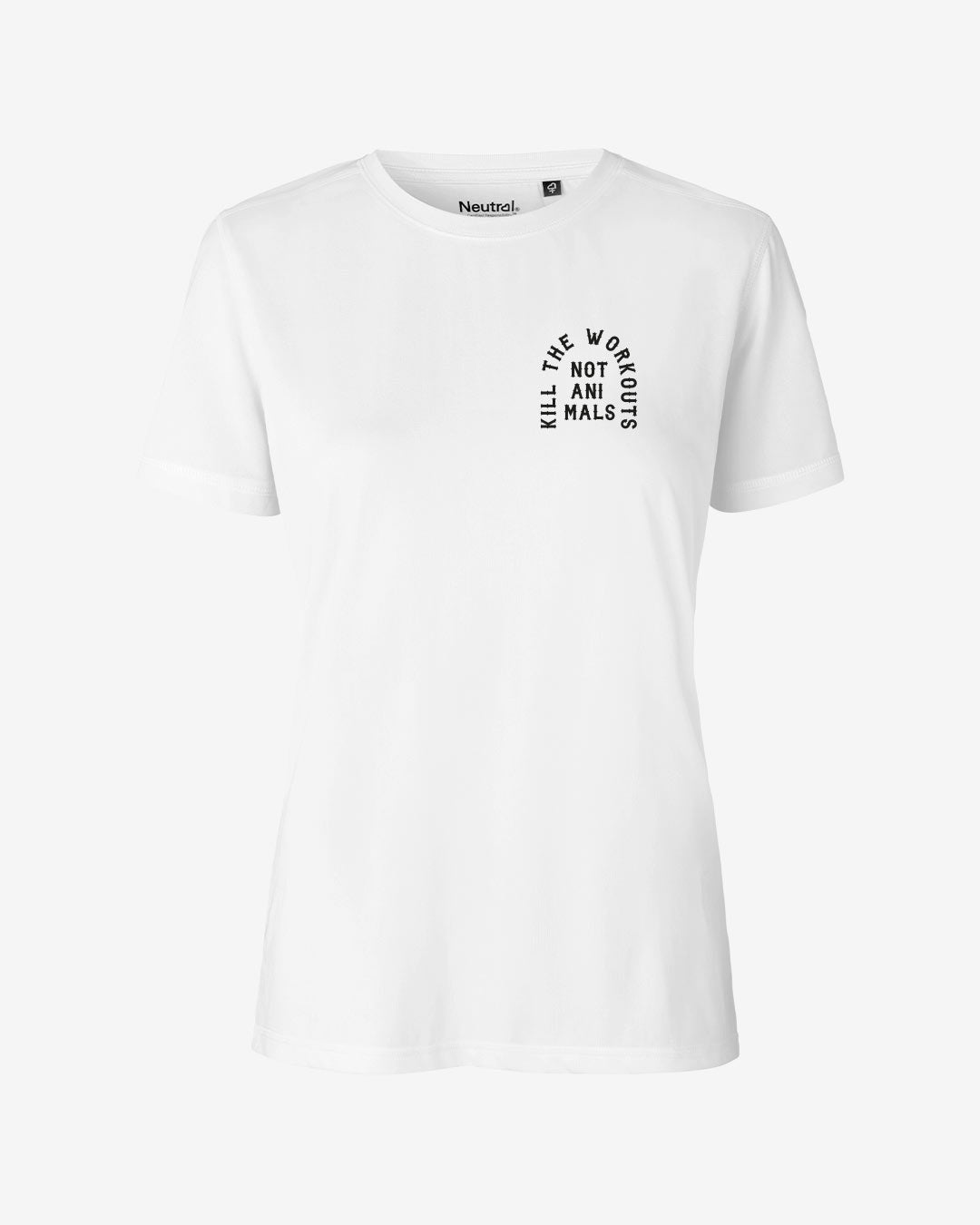 Kill The Workouts Not Animals recyceltes tailliertes Performance T-Shirt