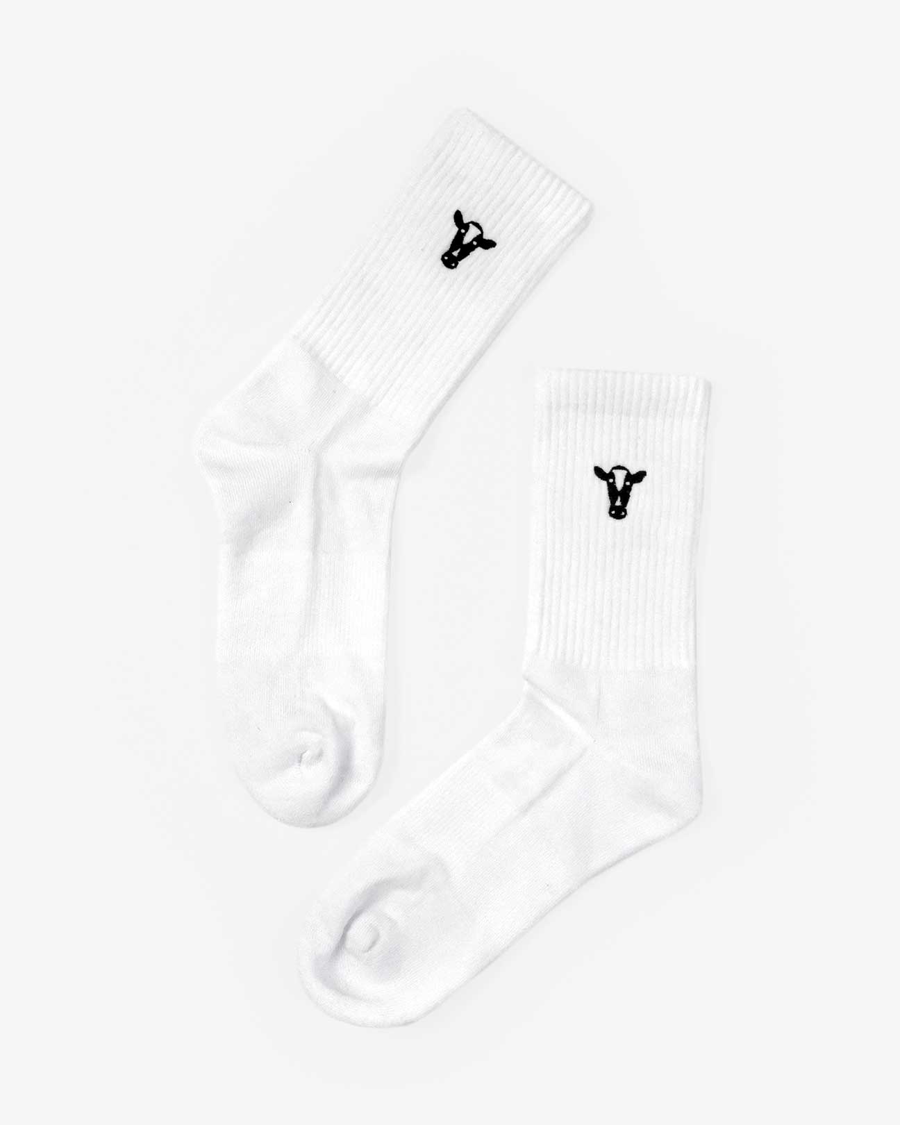 Vegane Kuh Socken aus Bio-Baumwolle