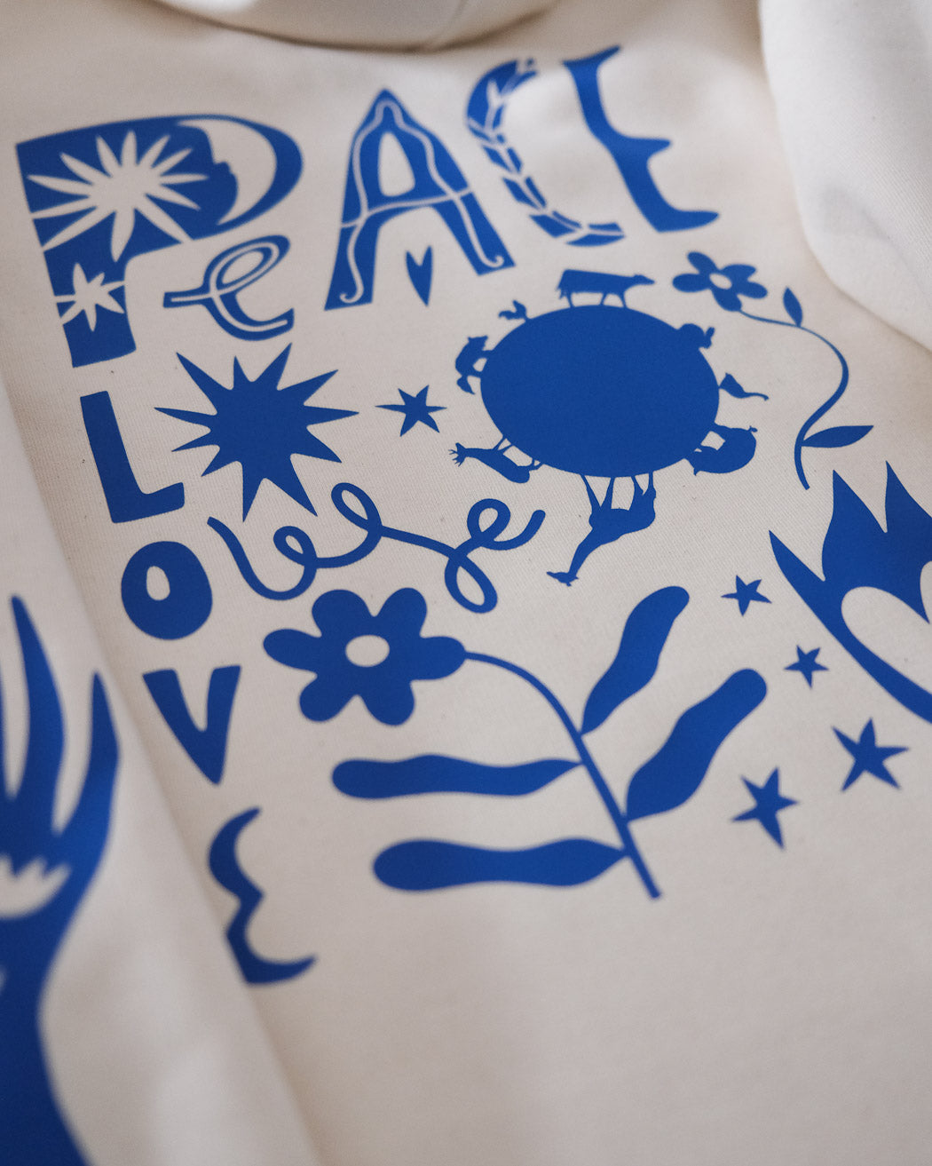 Peace & Love Organic Hoodie
