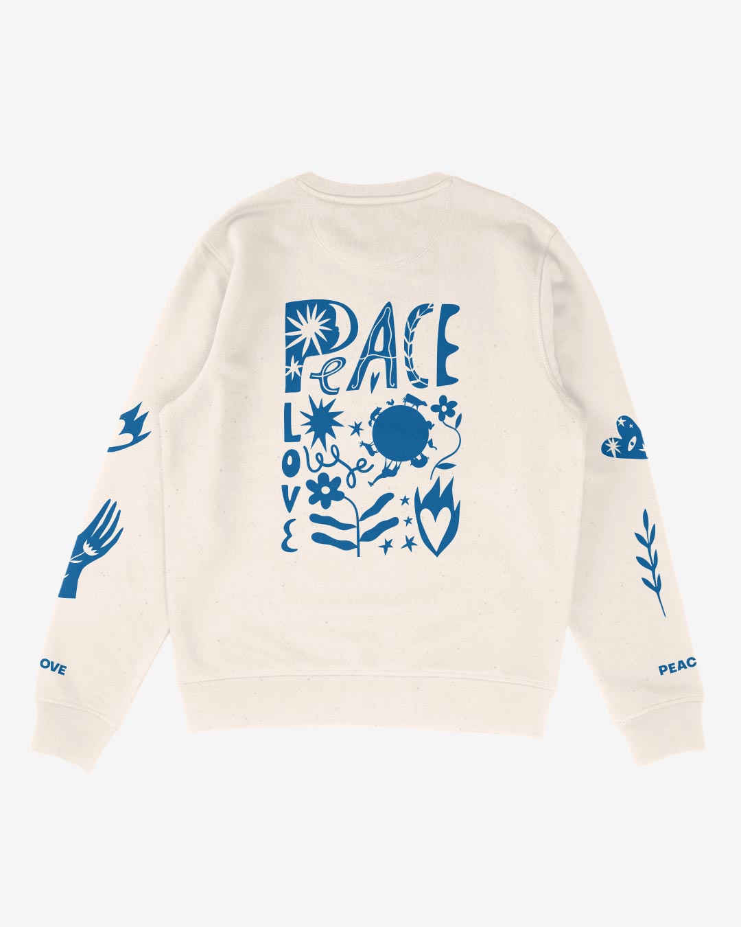 Peace And Love Organic Sweatshirt