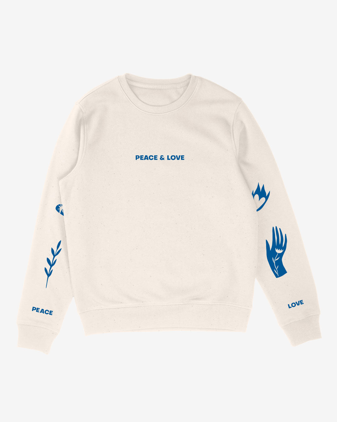 Peace And Love Organic Sweatshirt