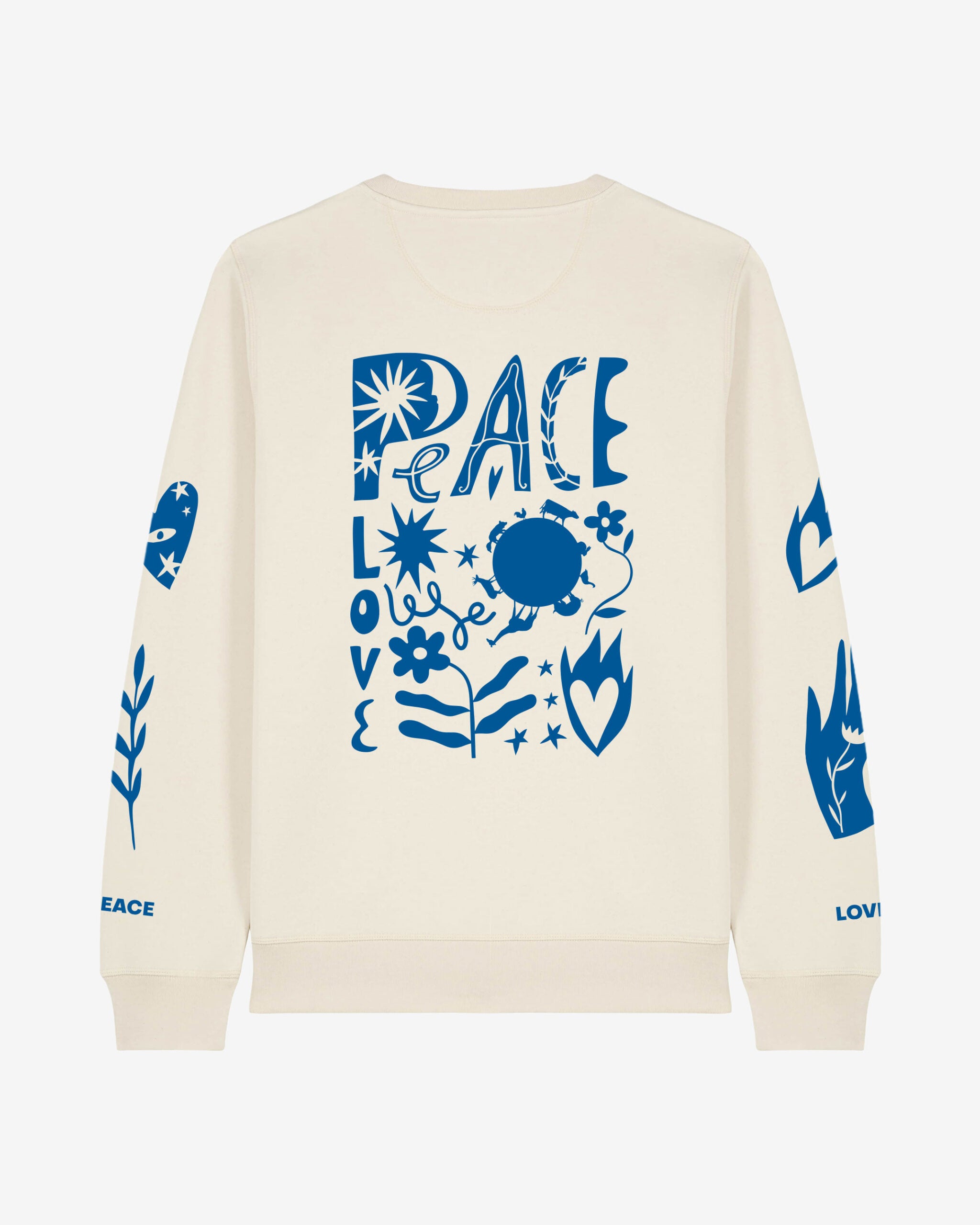 Peace And Love Organic Sweatshirt