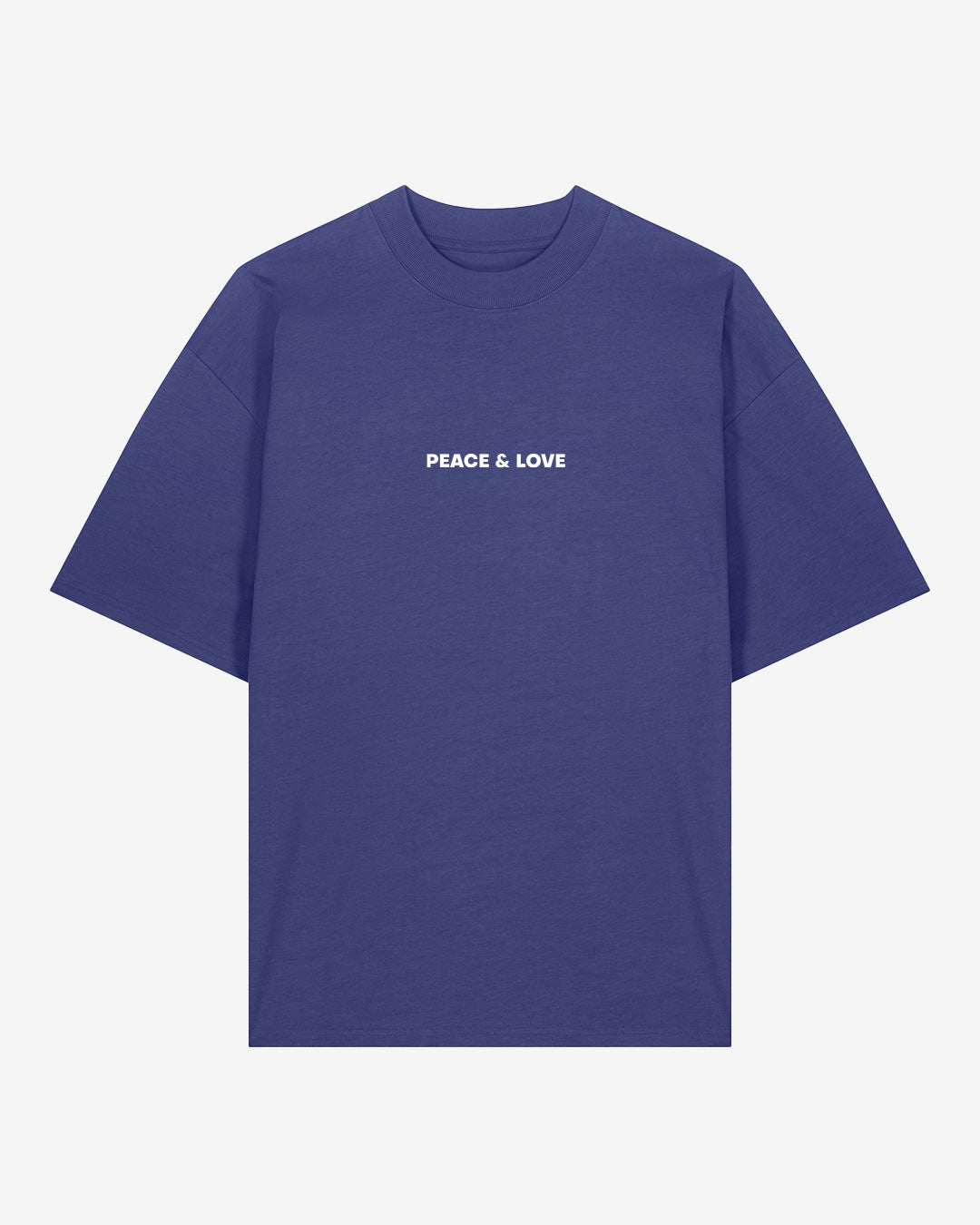 Peace And Love Oversized Organic Shirt