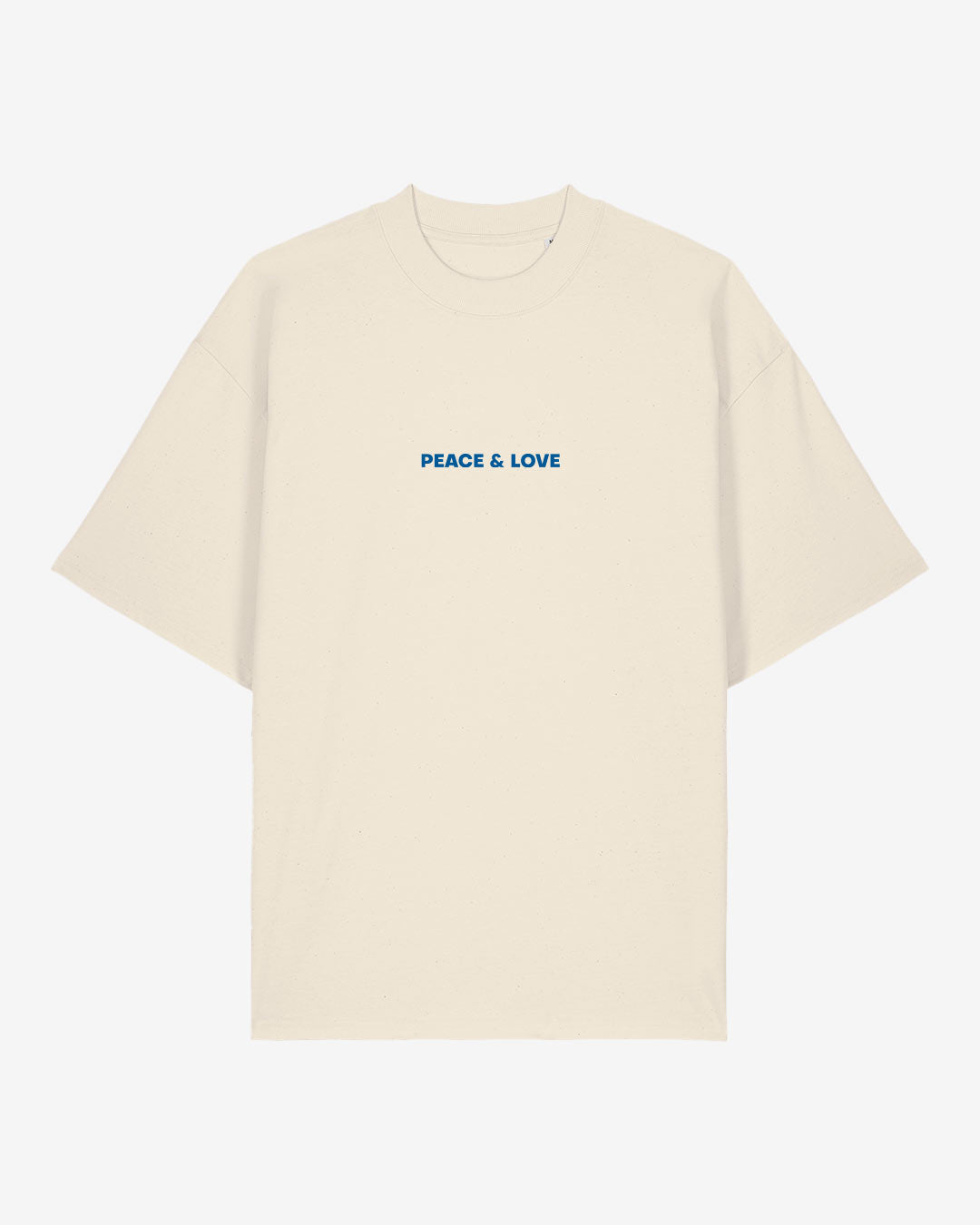 Peace And Love Oversized Organic Shirt