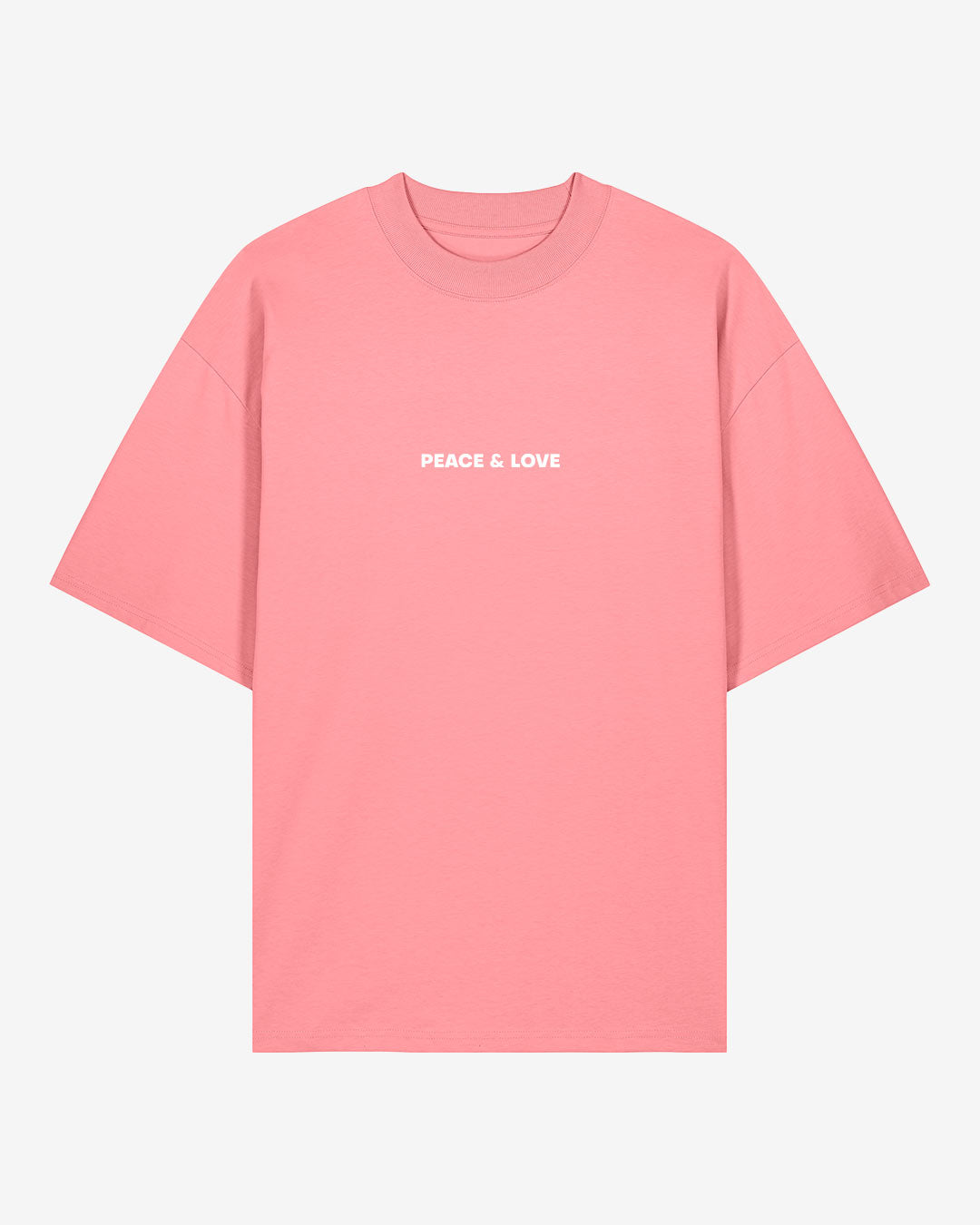 Peace And Love Oversized Organic Shirt