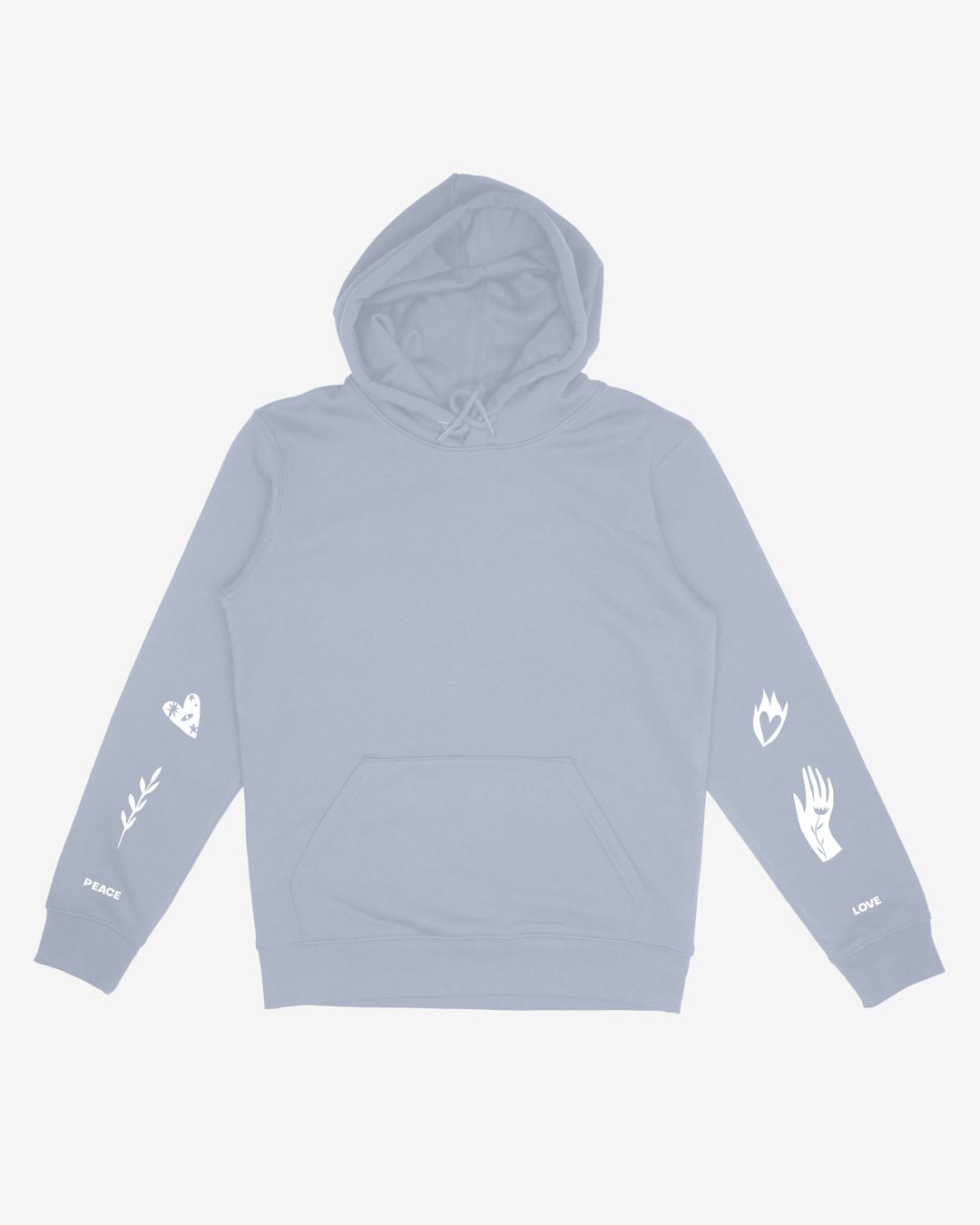 Peace and Love Organic Hoodie