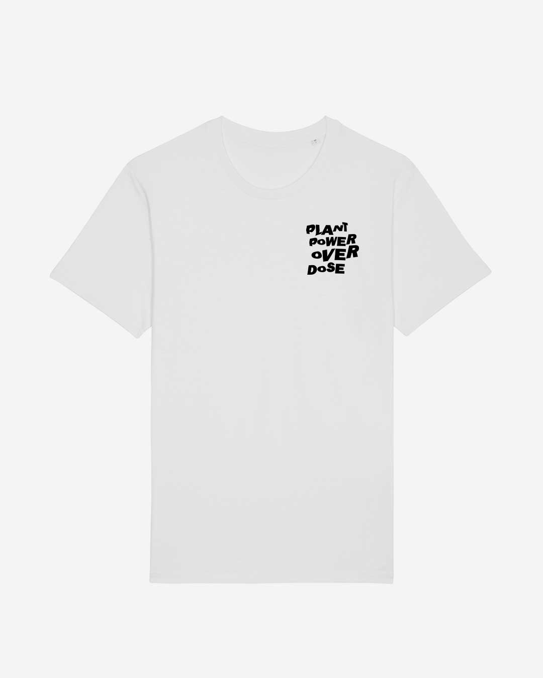 Plant Power Overdose Shirt weiss