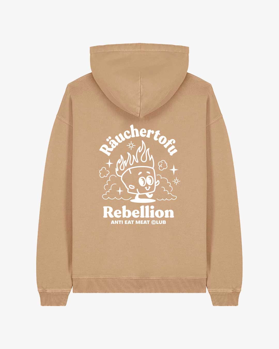 Second Choice Räuchertofu Rebellion Oversized Organic Hoodie in Größe XL