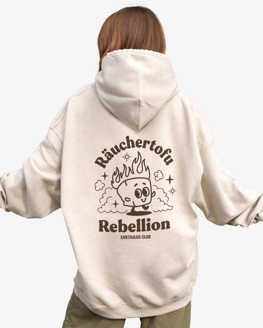 Räuchertofu Rebellion Oversized Organic Hoodie