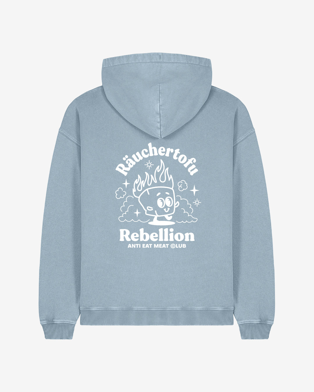 Second Choice Räuchertofu Rebellion Oversized Organic Hoodie in Größe M