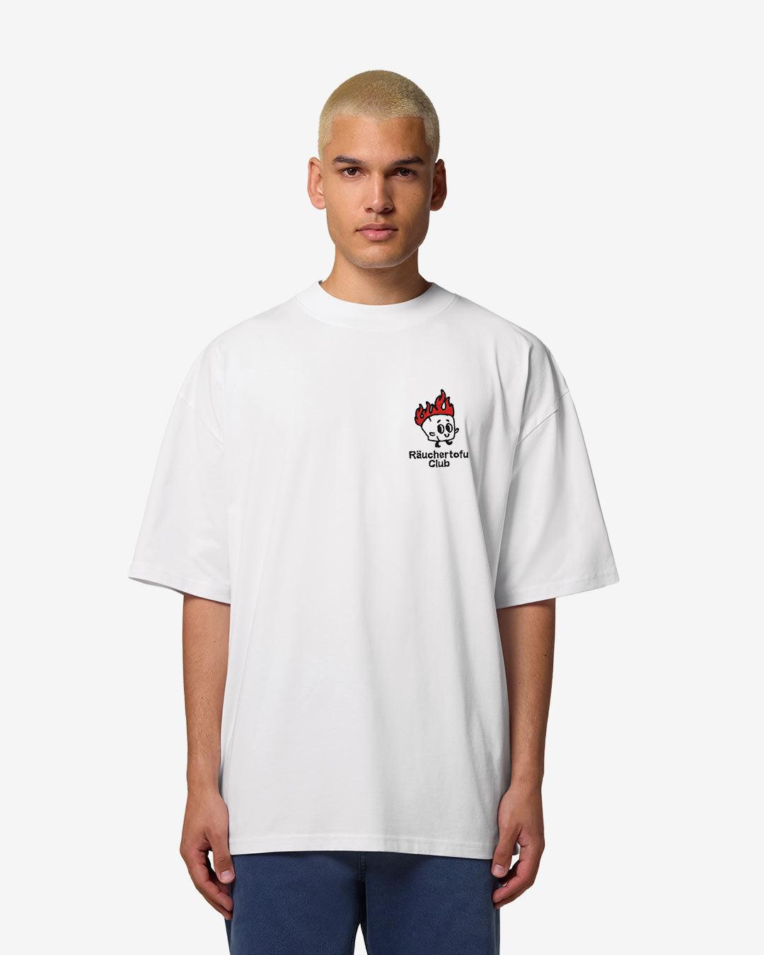 Räuchertofu Club Stick Oversized Organic Shirt
