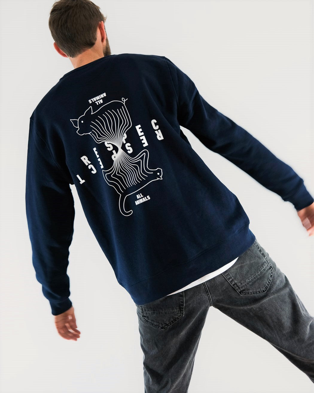 Respect All Animals Organic Sweatshirt