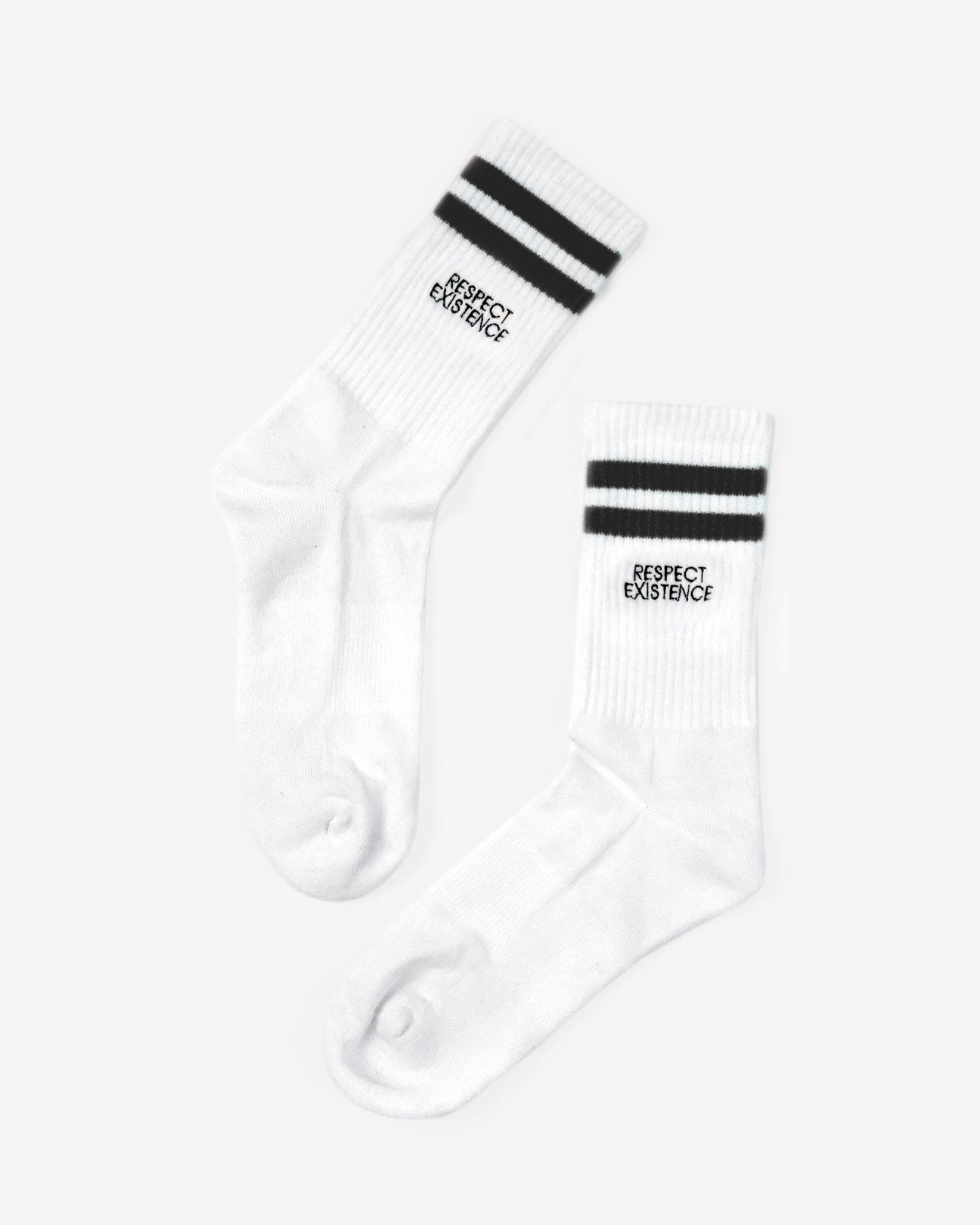 Respect Existence bestickte Socken aus Bio-Baumwollmix