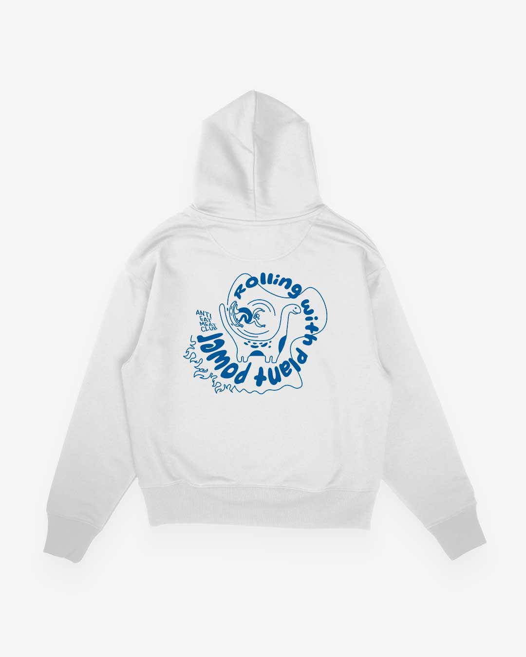 Rolling With Plant Power Oversized Organic Hoodie