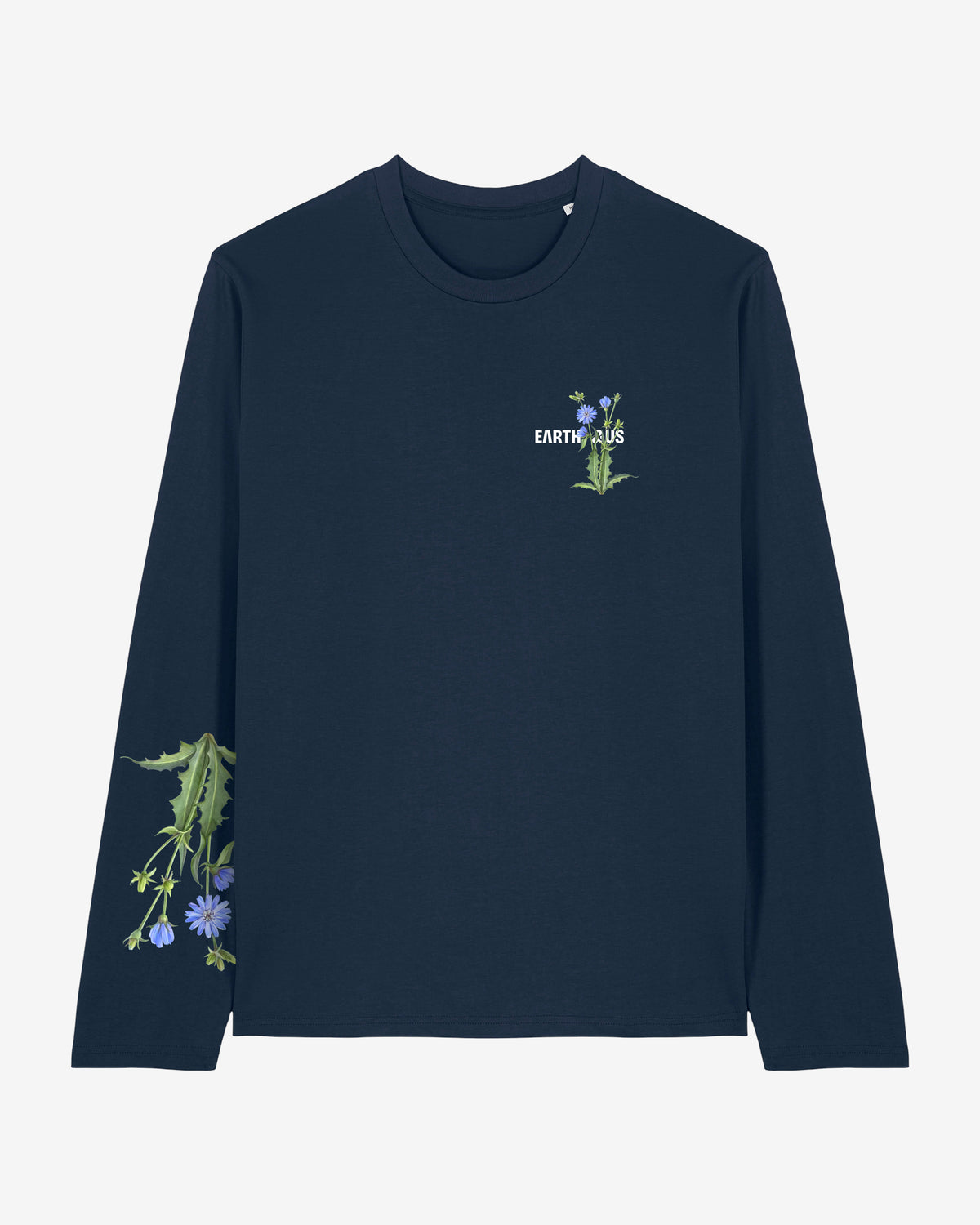 "Sandland Chicory" Wegwarte Organic Longsleeve
