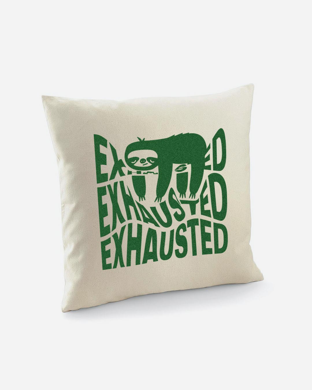 Exhausted Fair Trade Kissenbezug 40x40cm
