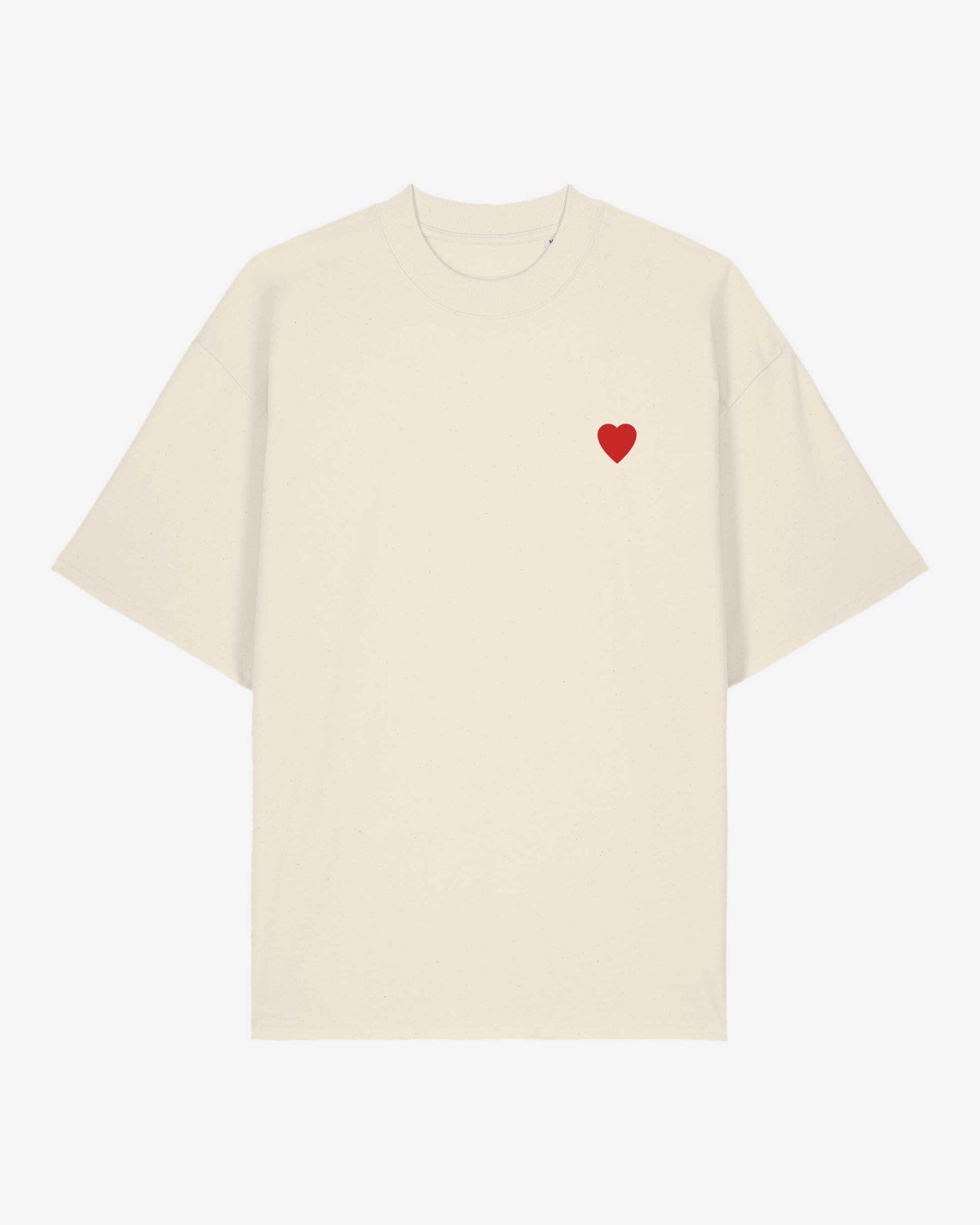 Sending Out Love Oversized Organic Shirt