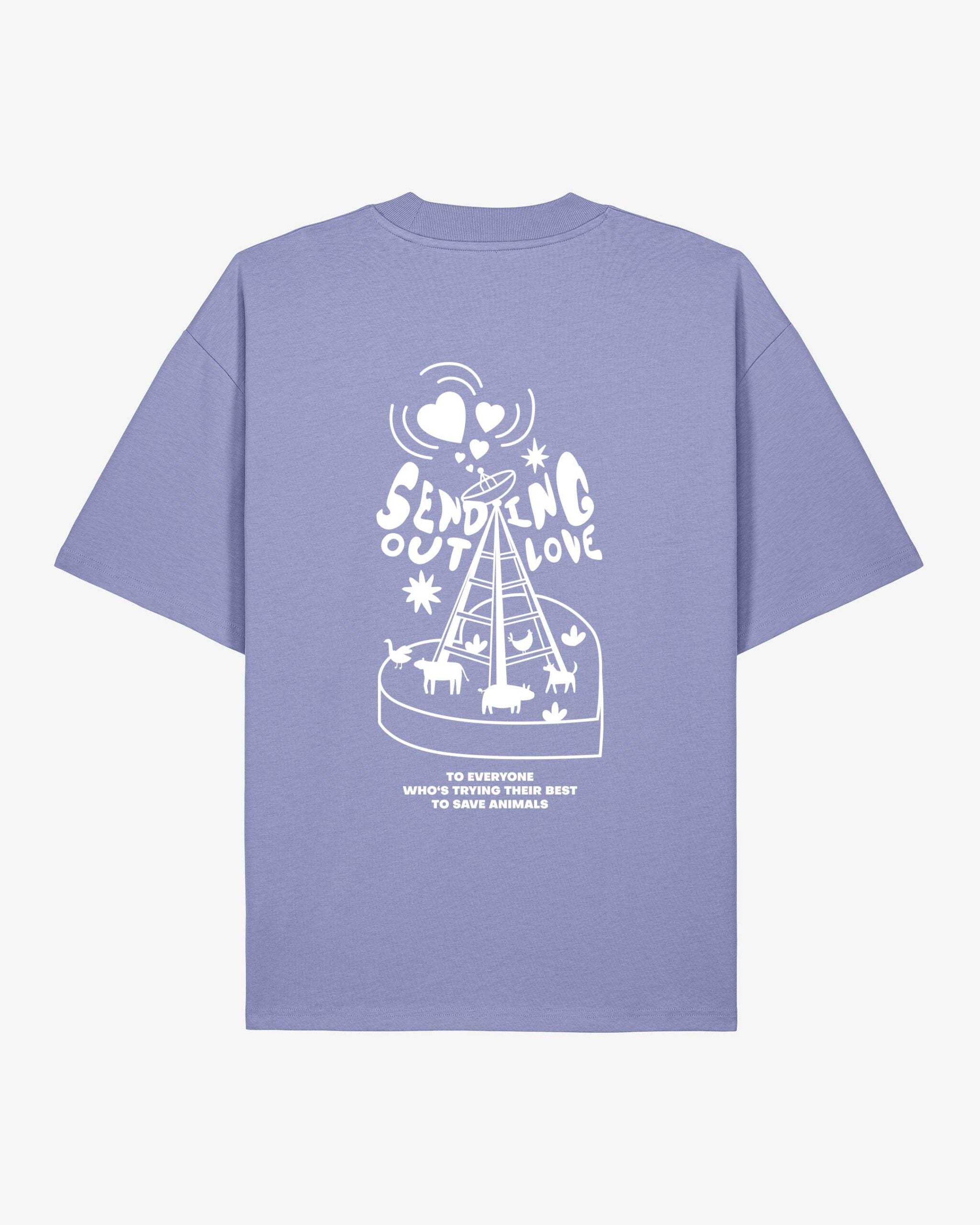 Sending Out Love Oversized Organic Shirt
