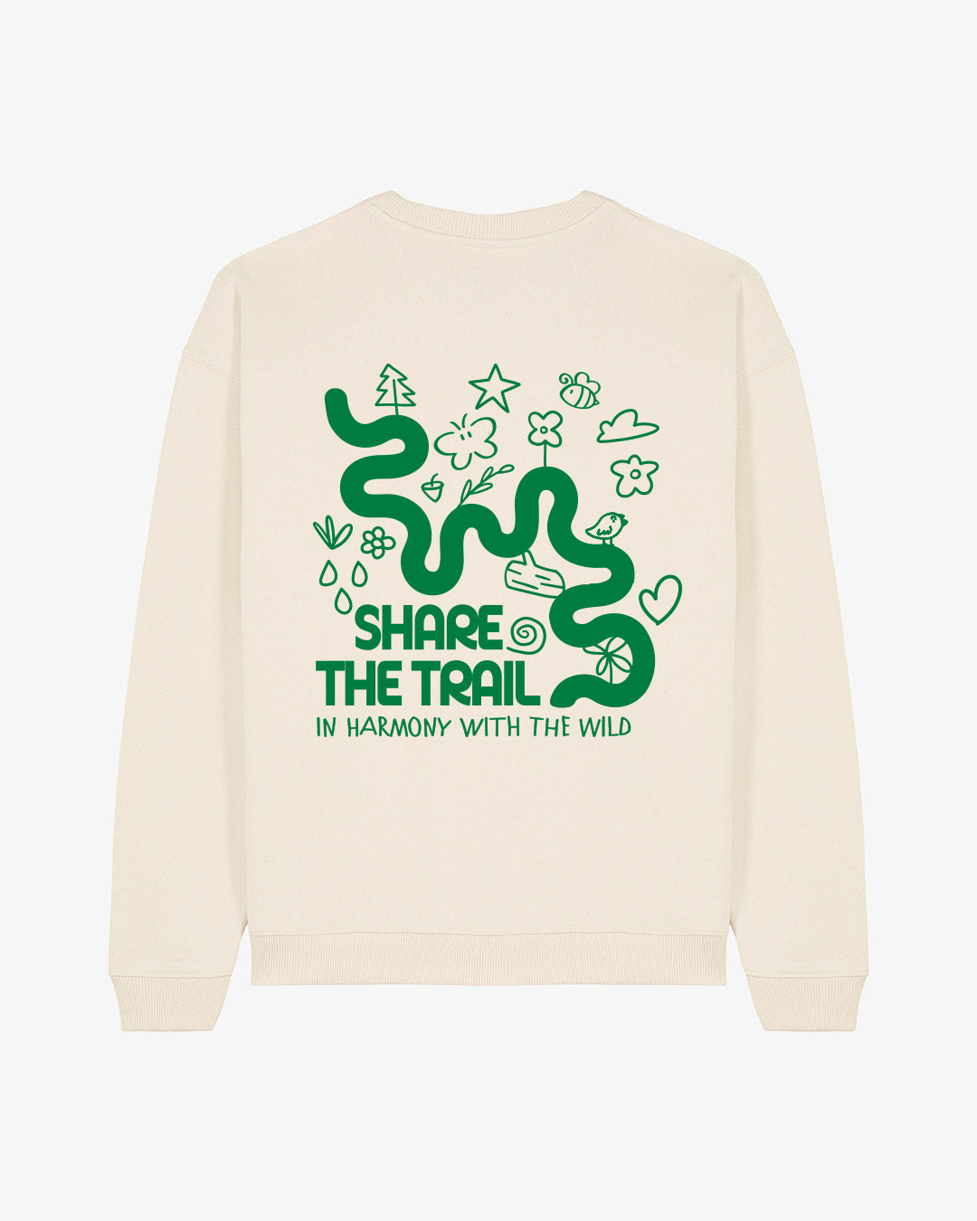 Share The Trail Oversized Organic Sweatshirt