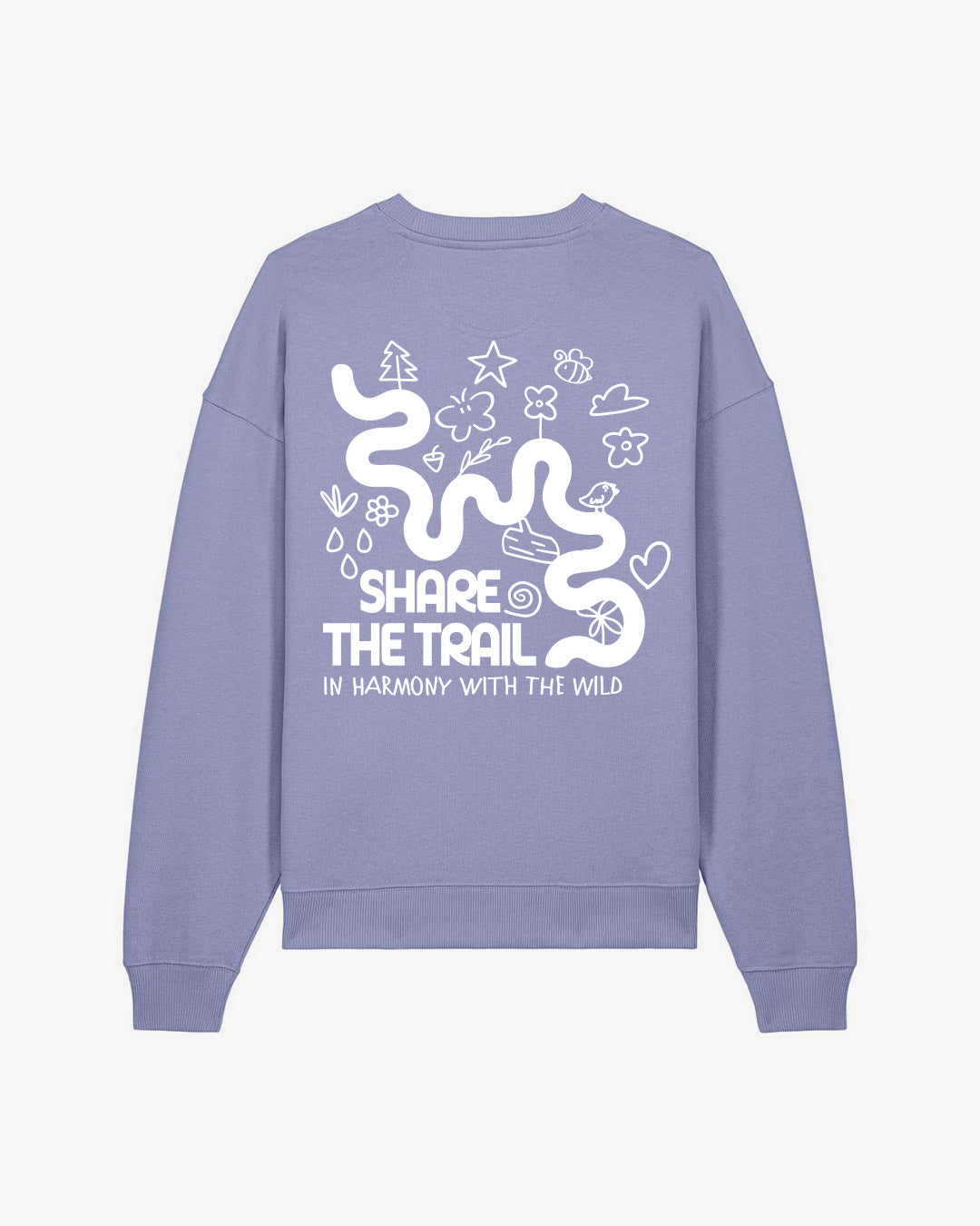 Share The Trail Oversized Organic Sweatshirt