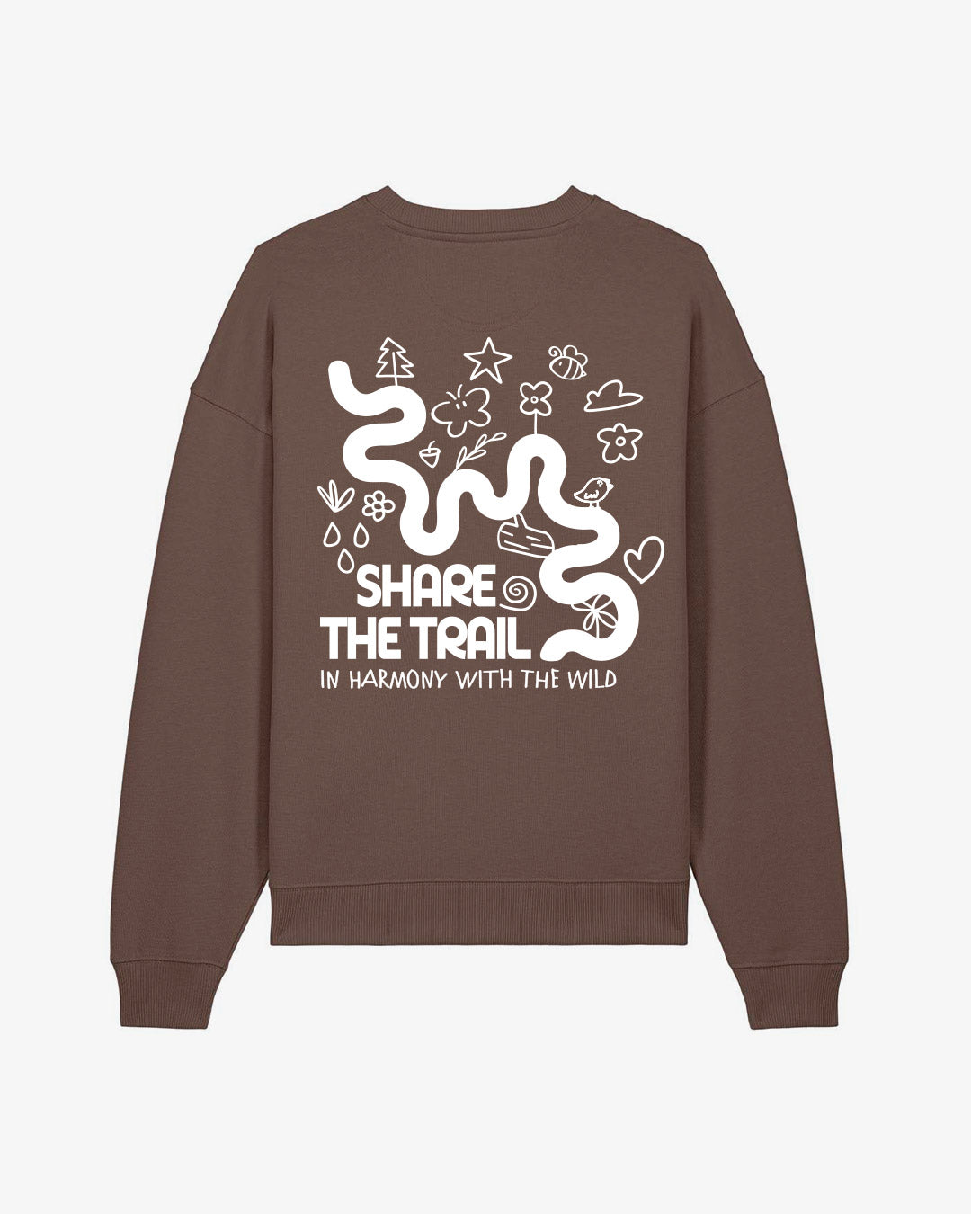 Share The Trail Oversized Organic Sweatshirt