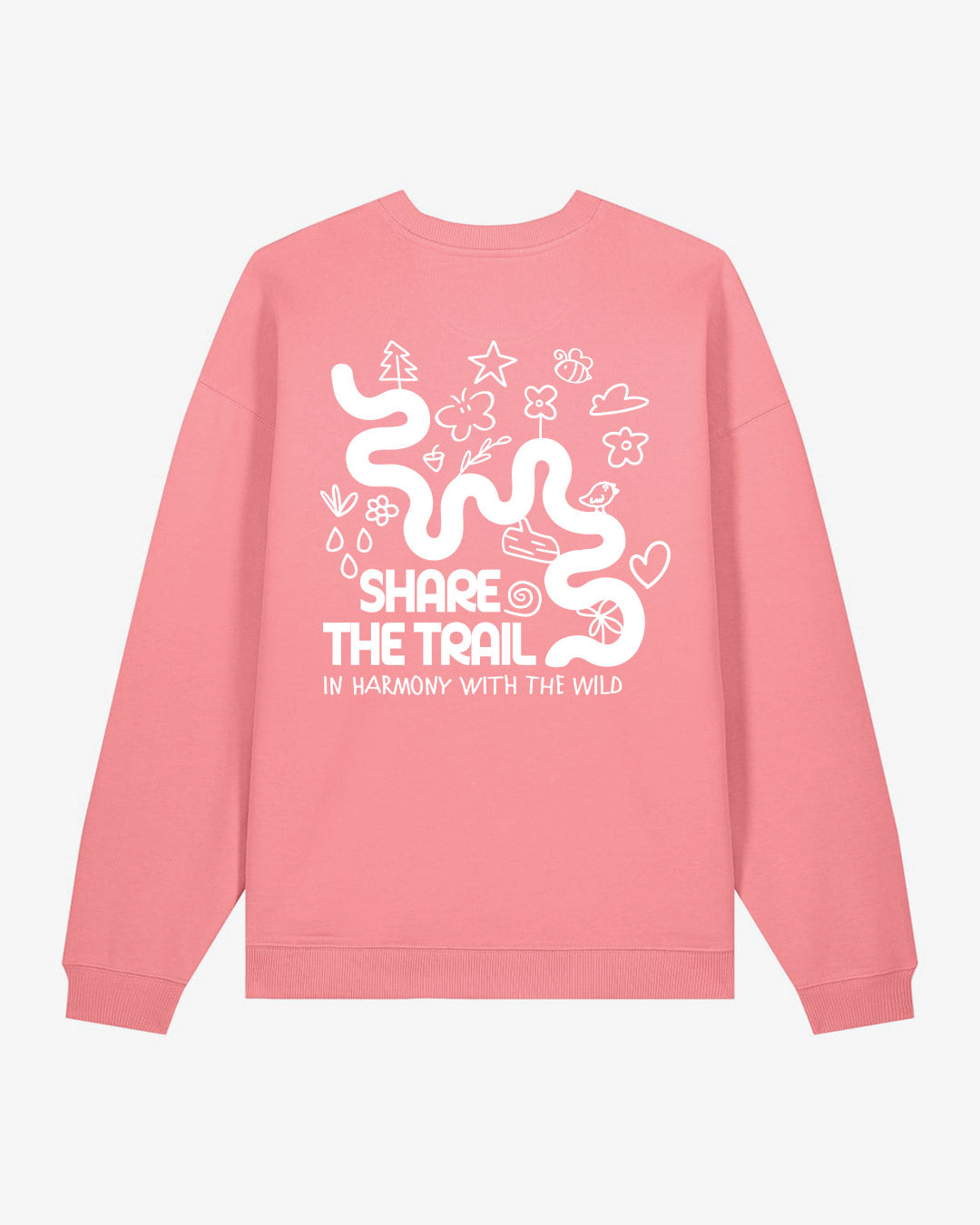 Share The Trail Oversized Organic Sweatshirt