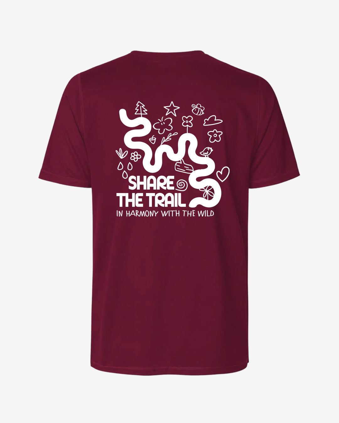 Share The Trail recyceltes Performance T-Shirt