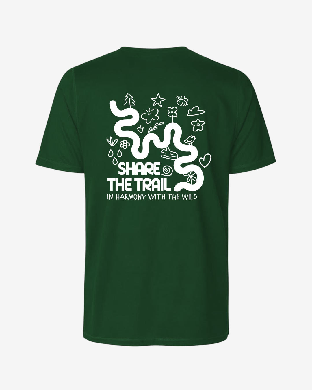 Share The Trail recyceltes Performance T-Shirt