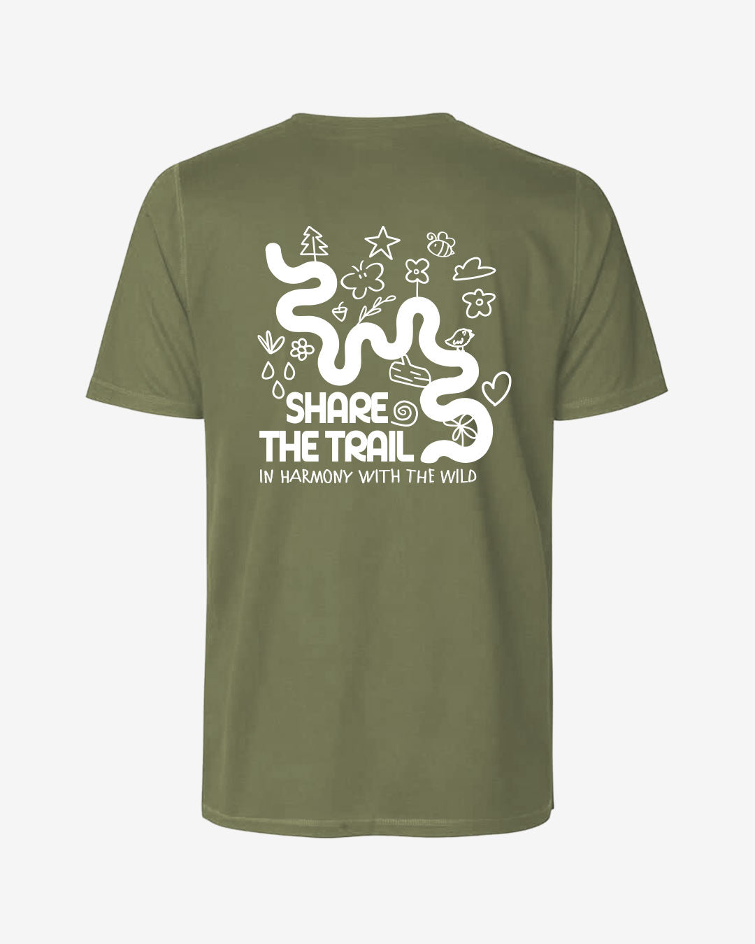Share The Trail recyceltes Performance T-Shirt